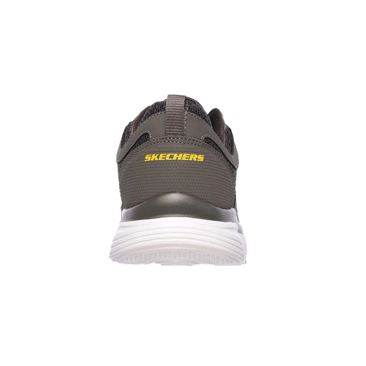 Skechers Burns-Agoura Men's Sneakers, Charcoal Leather Mesh Trim, 42 EU - immagine 2
