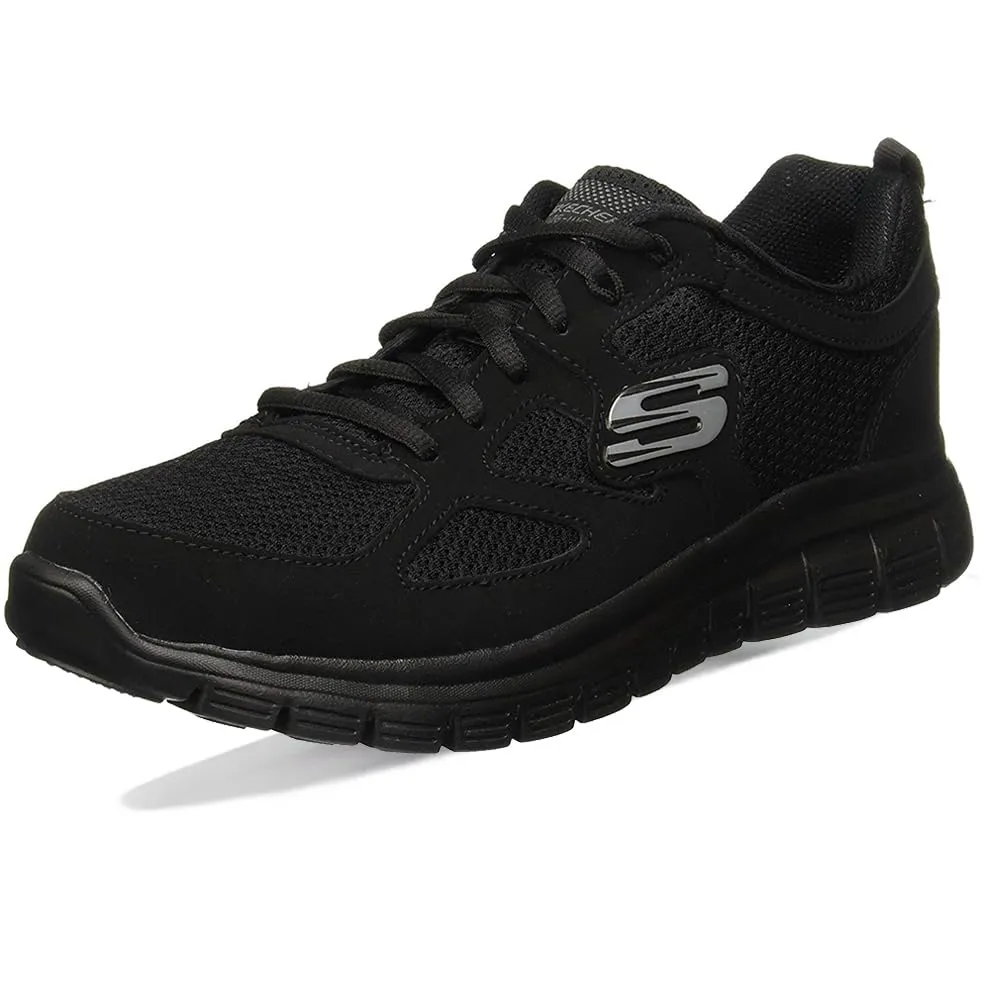 Skechers Burns Agoura Men's Sneakers, Black, 39.5 EU - immagine 1