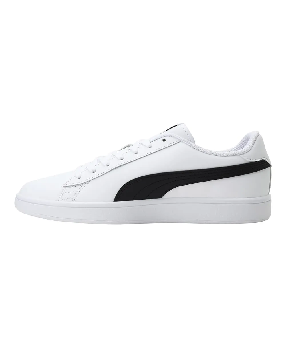PUMA Smash V2 L Sneakers Unisex - Puma White Puma Black, 37 EU - immagine 3