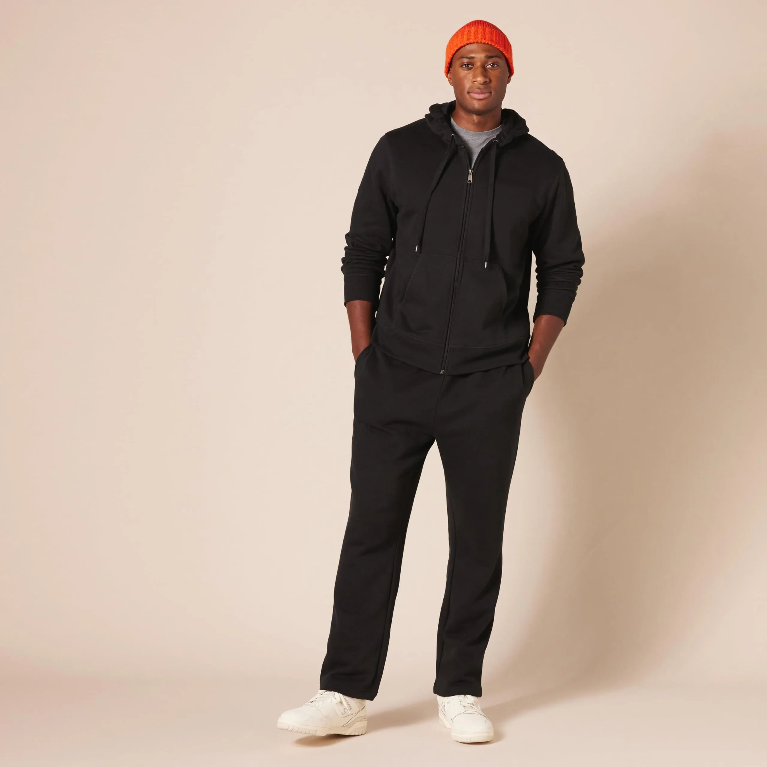 Amazon Essentials Felpa con Cappuccio in Pile con Zip Intera Uomo, Nero, S - immagine 8
