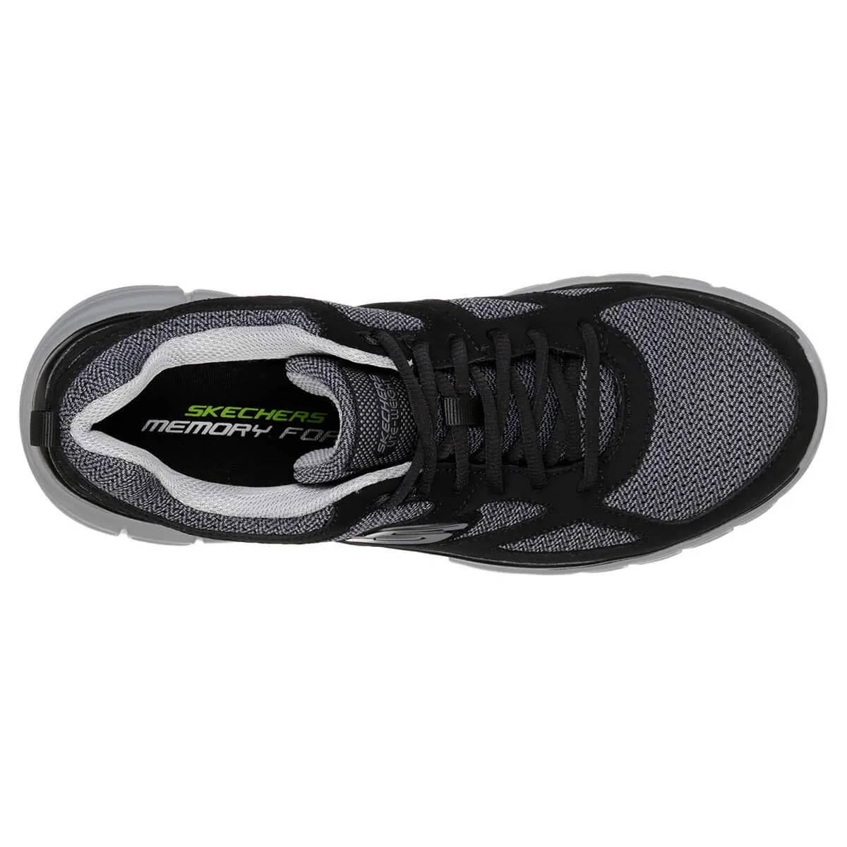 Skechers Burns Agoura Men's Sneakers, Black Black 52635 Bkgy, 40 EU - immagine 4