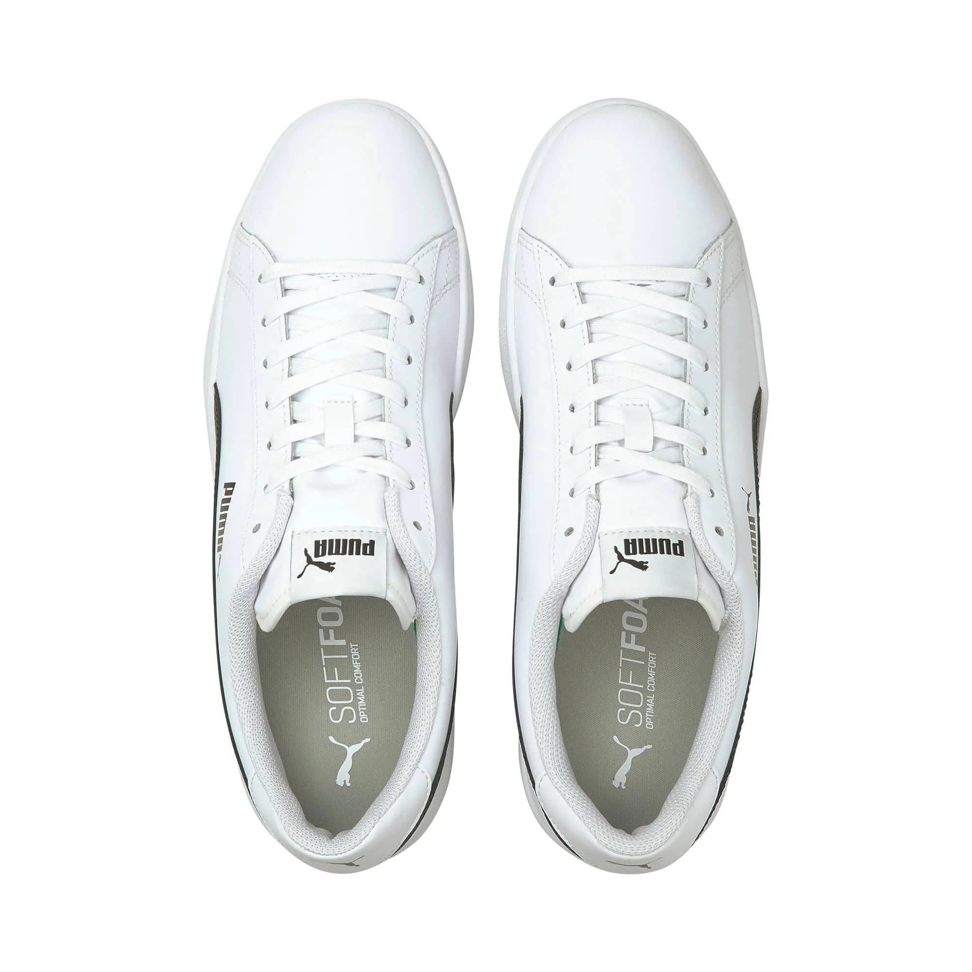 Puma Smash V2 L Sneakers Unisex, Puma White Puma Black, 44 EU - immagine 5