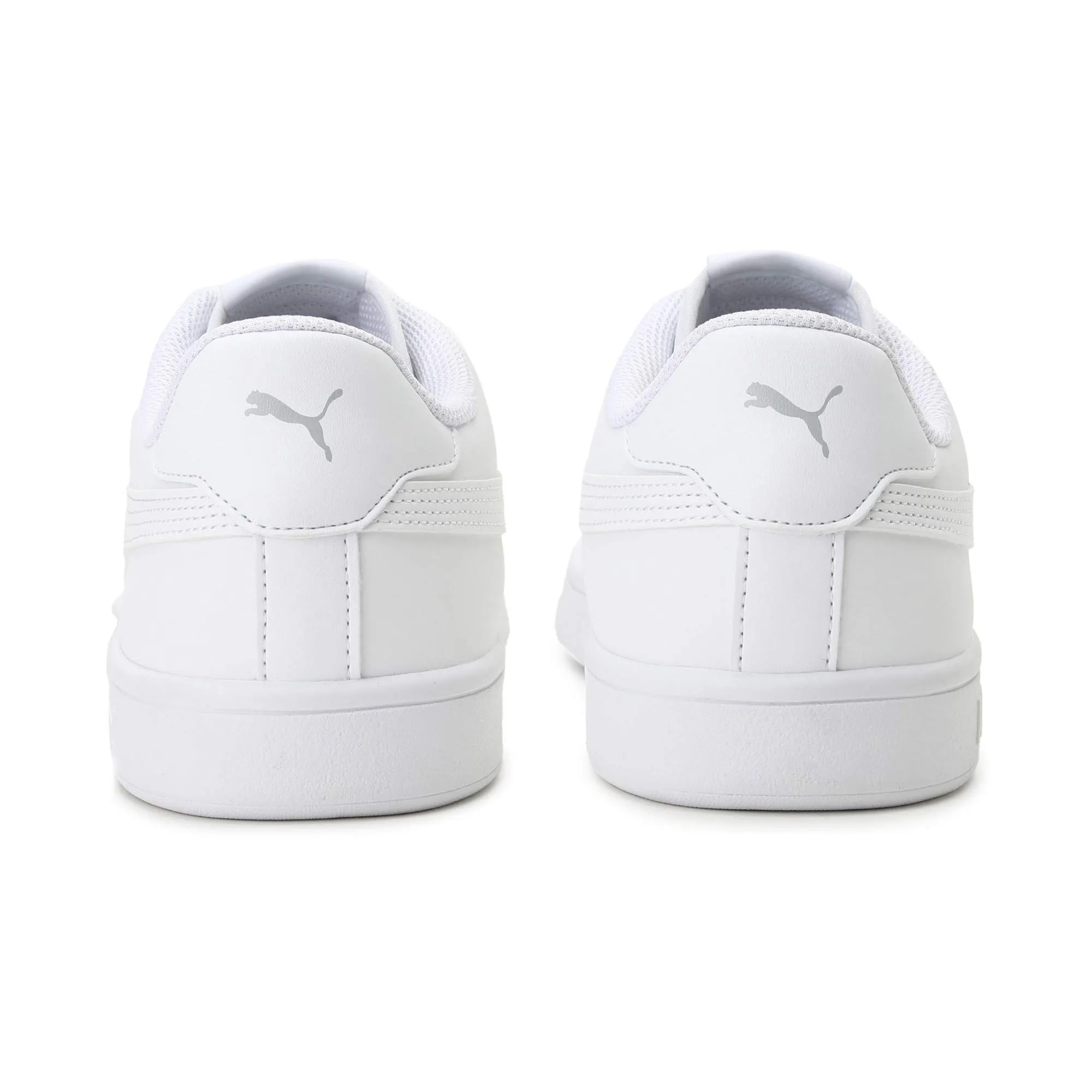 PUMA Smash V2 L Sneakers Unisex, Puma White, 37 EU - immagine 5