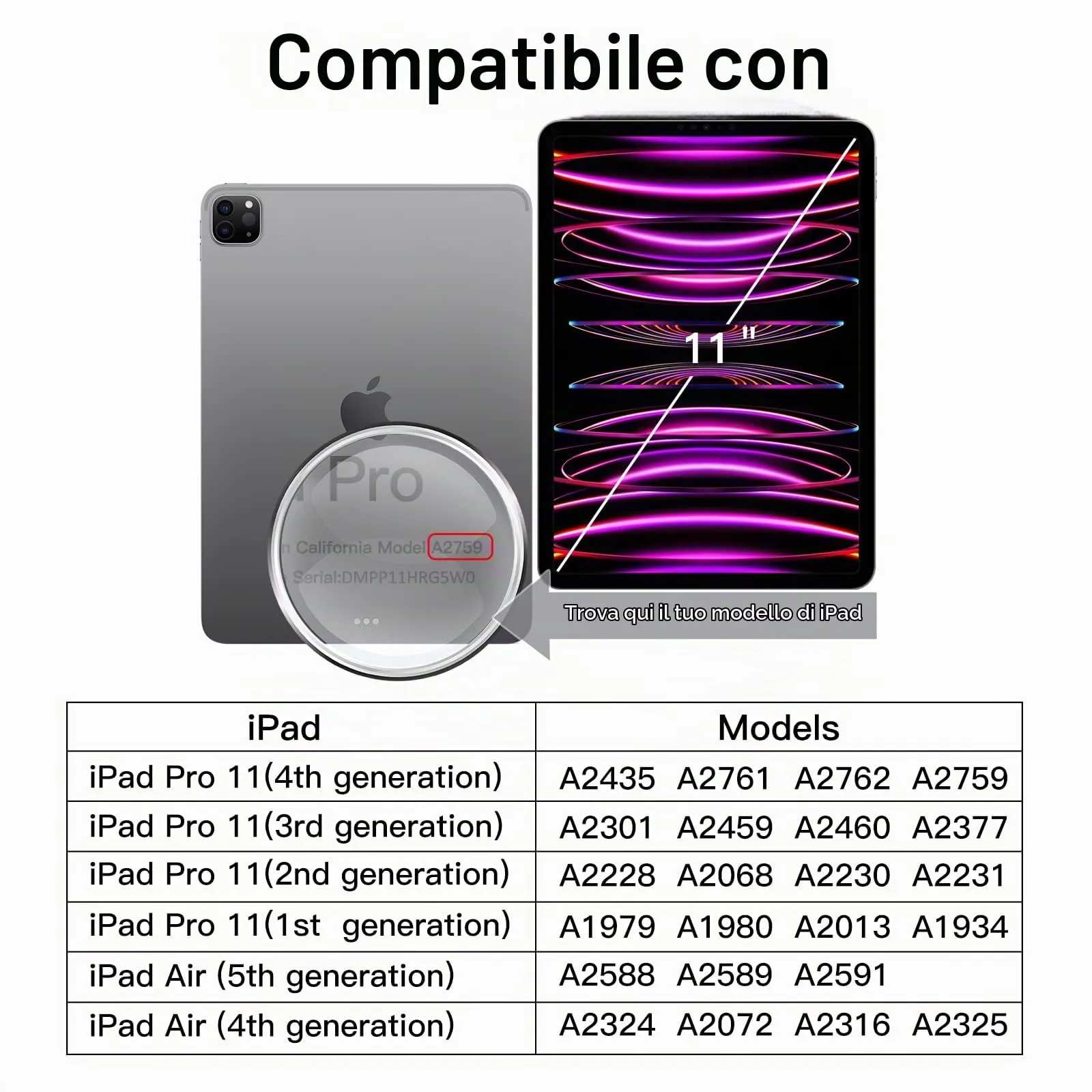 JETech Pellicola Protettiva Effetto Carta per iPad Pro 11" (4/3/2/1) e iPad Air 5/4 (10,9") - immagine 2