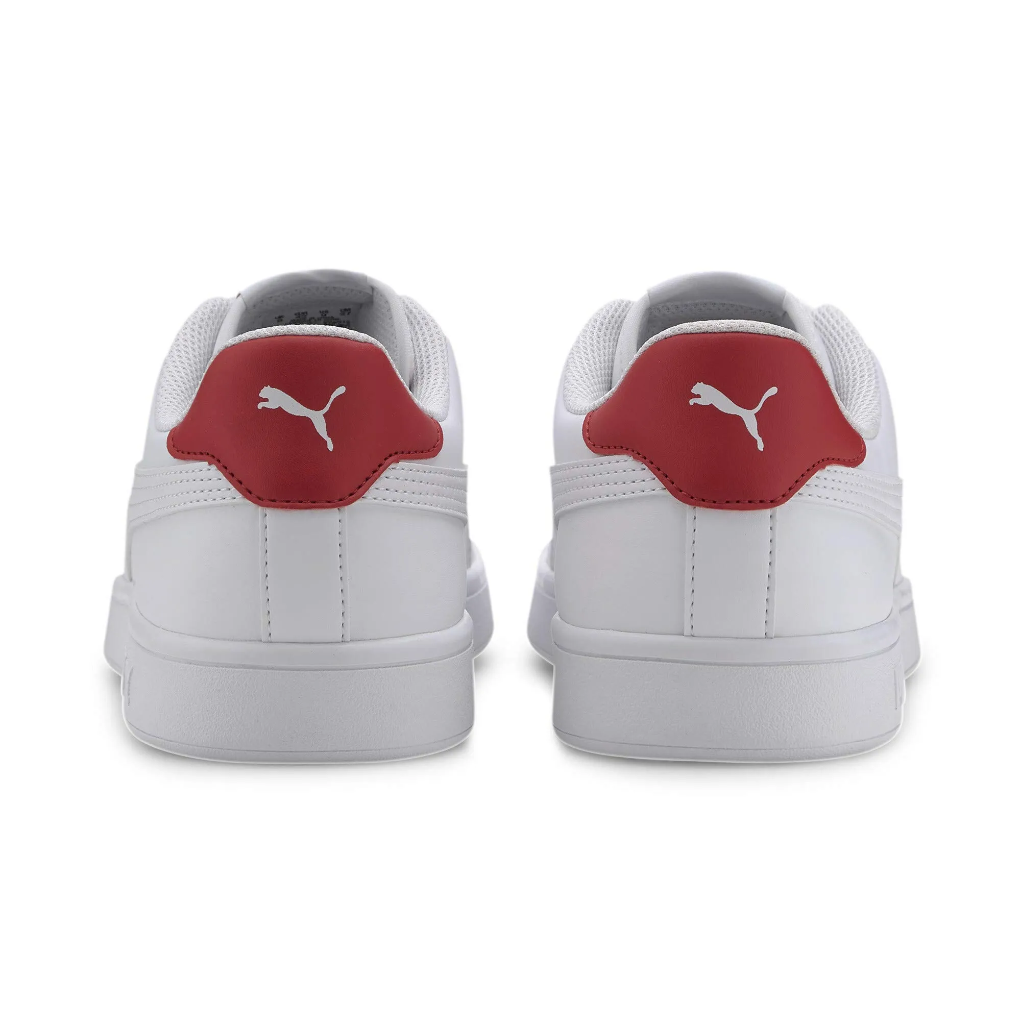 PUMA Smash V2 L Sneakers - Puma White High Risk Red Puma Team Gold, 44 EU - immagine 4