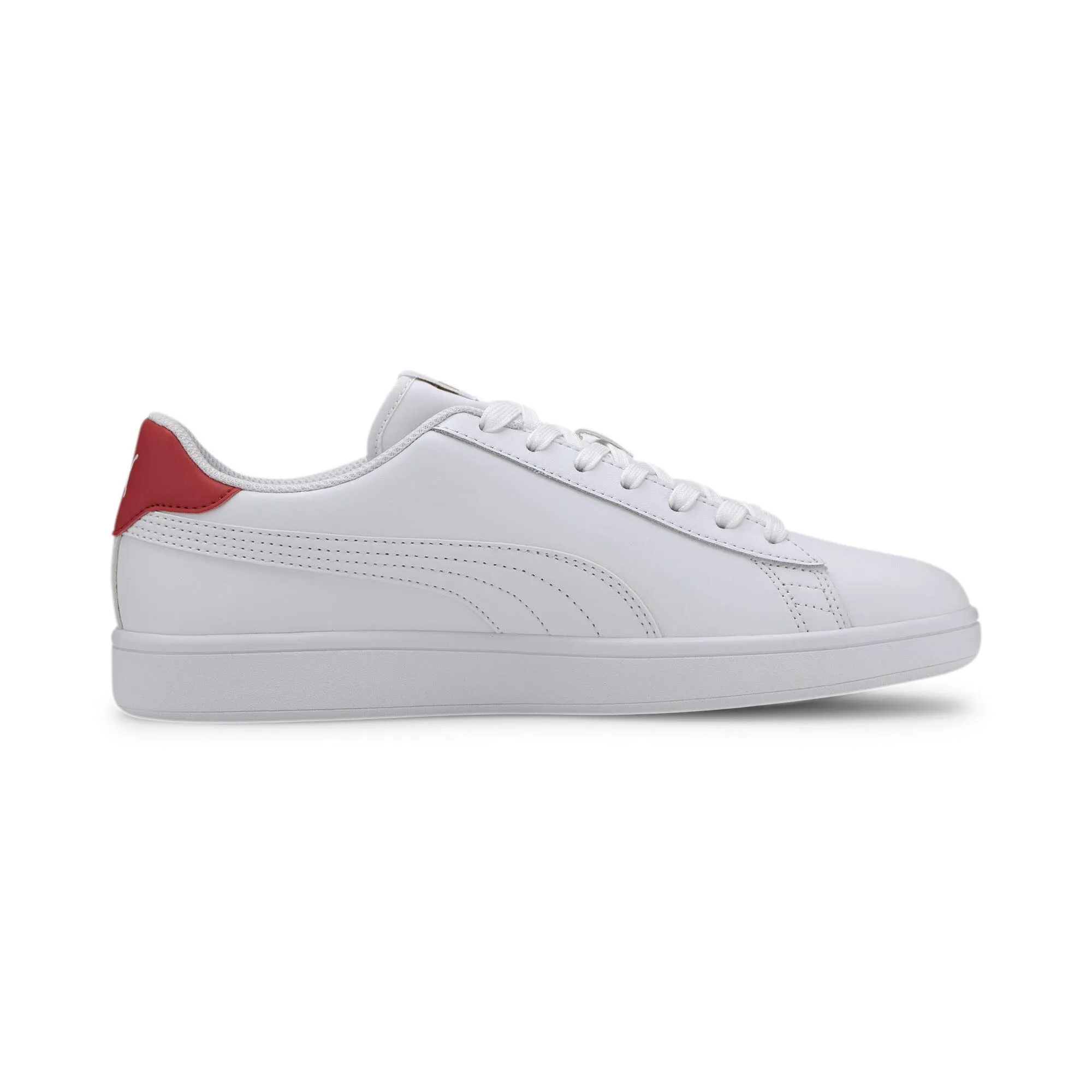 PUMA Smash V2 L Sneakers - Puma White High Risk Red Puma Team Gold, 44 EU - immagine 6