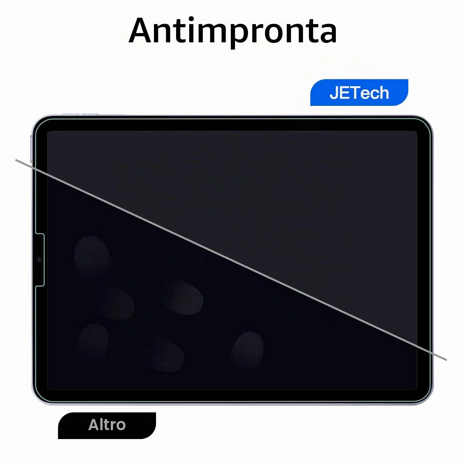 JETech Pellicola Protettiva Effetto Carta Opaca per iPad Air 5/4 - immagine 6