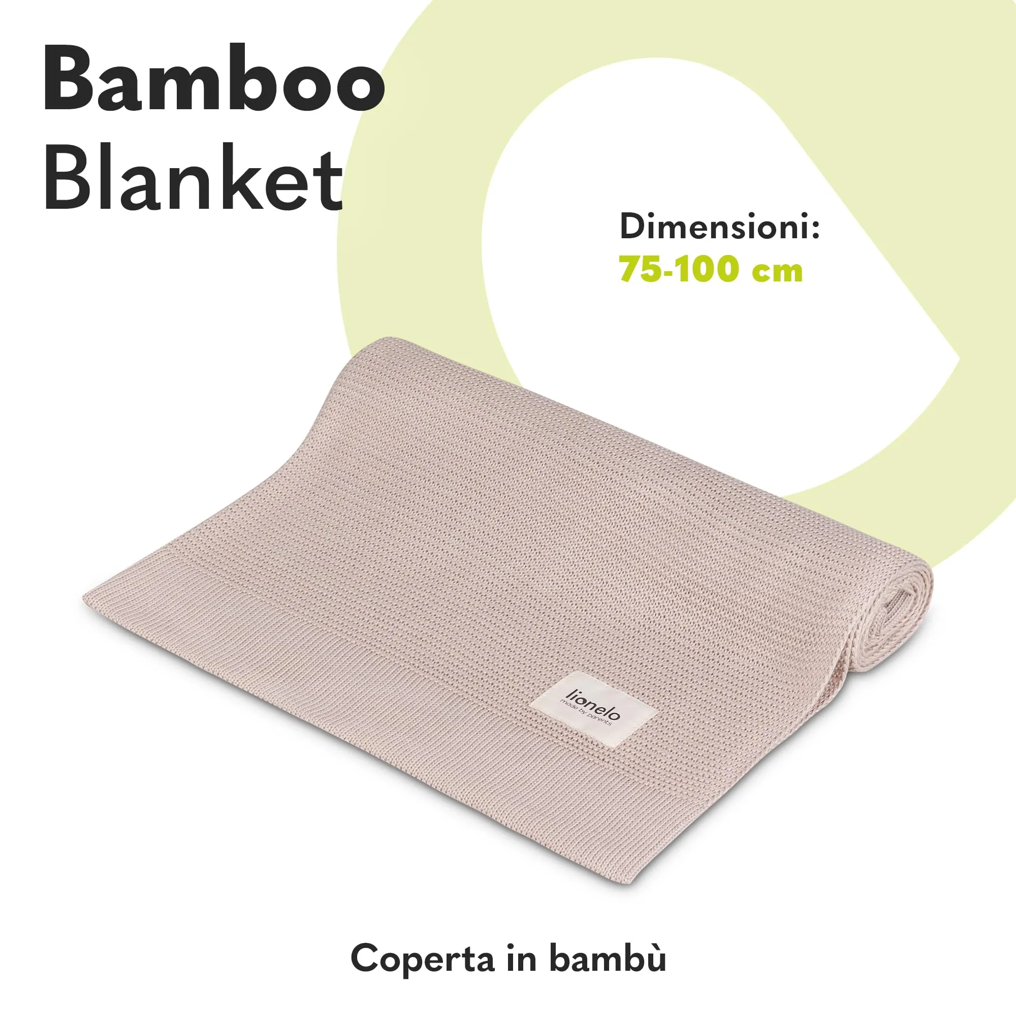 Lionelo Bamboo Blanket 100x75 cm Cotton - immagine 2