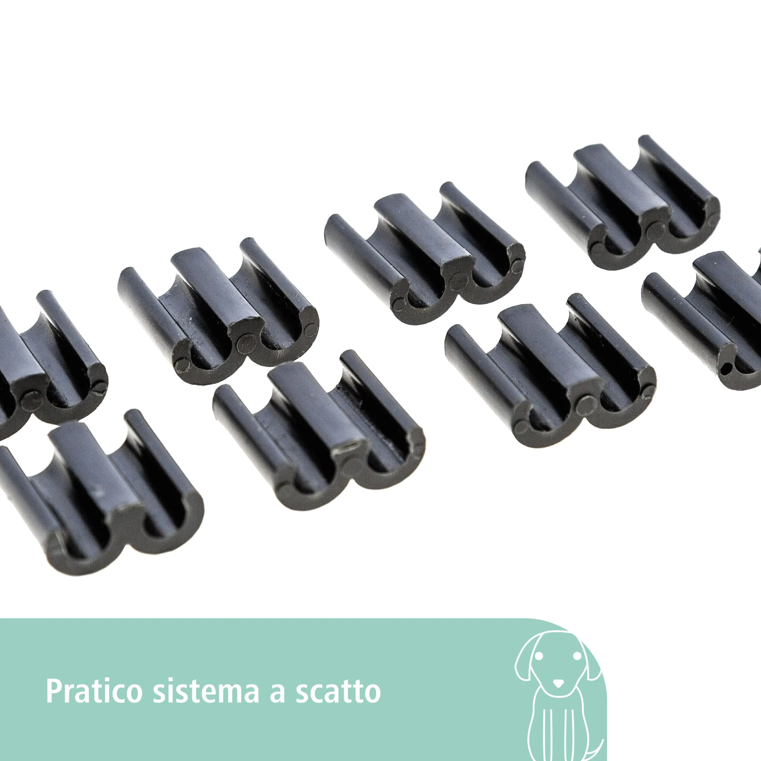 Kerbl Pet Cancelletto di Sicurezza per Auto, Divisorio per Bagagliaio in Metallo, Nero, 30 cm, Larghezza Regolabile 96-145 cm - immagine 6