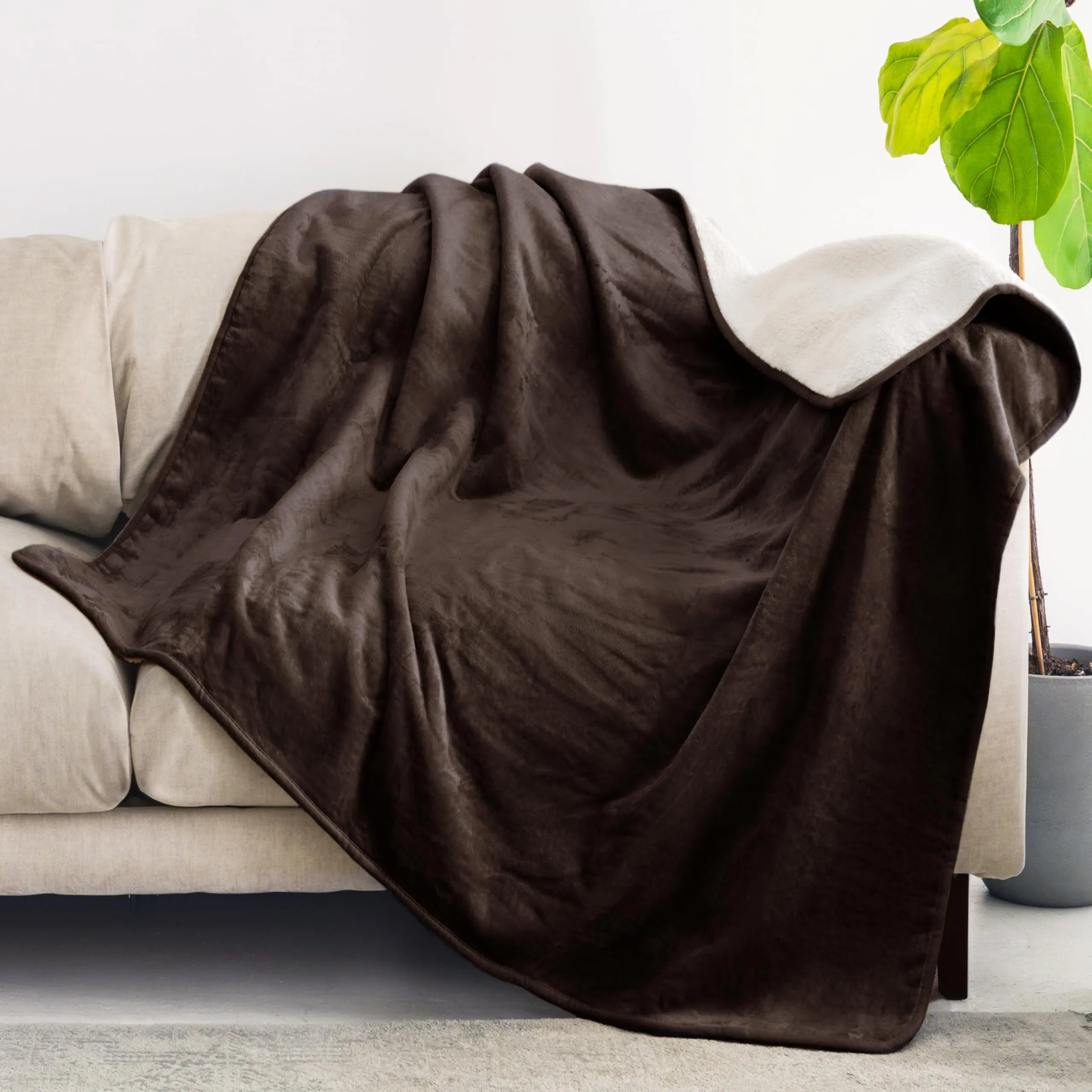 Dreamzie Coperta Impermeabile per Cani, 127x152 cm, Marrone - immagine 3
