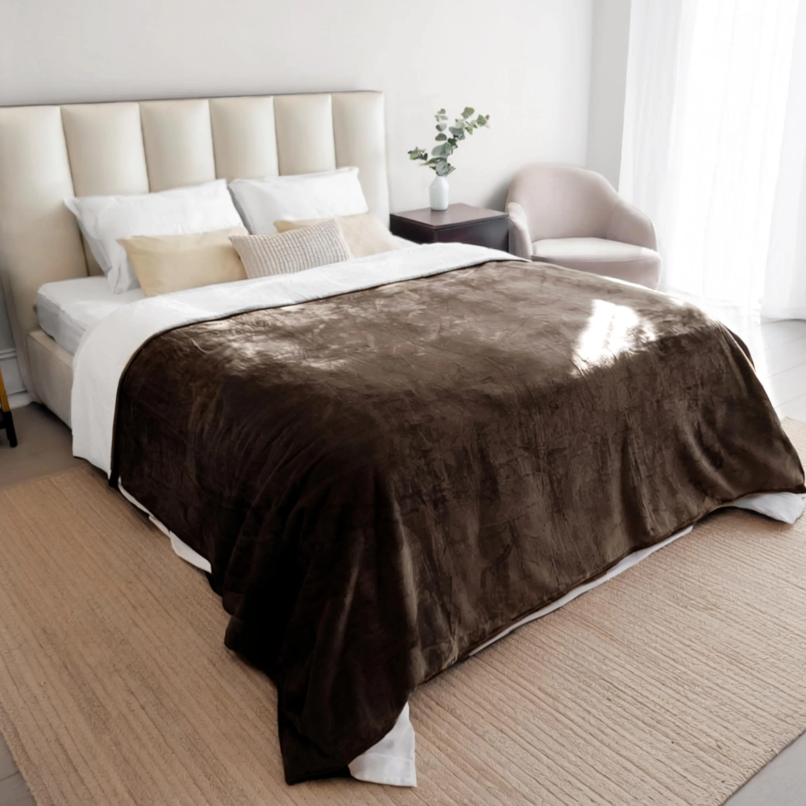 Dreamzie Coperta Impermeabile per Cani, 152x203 cm, Marrone - immagine 1