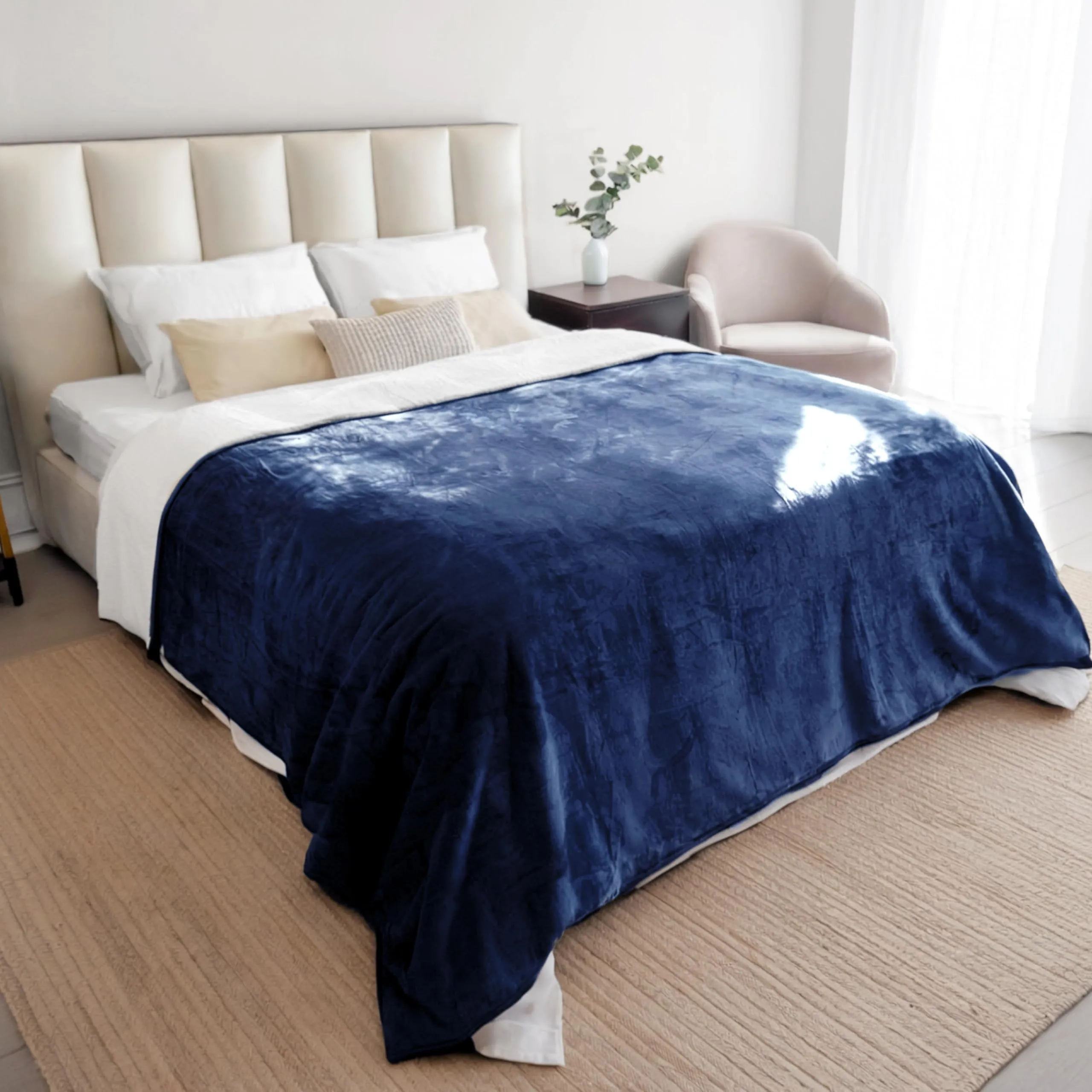 Dreamzie Coperta Impermeabile per Cani, 152x203 cm, Blu Marino - immagine 1