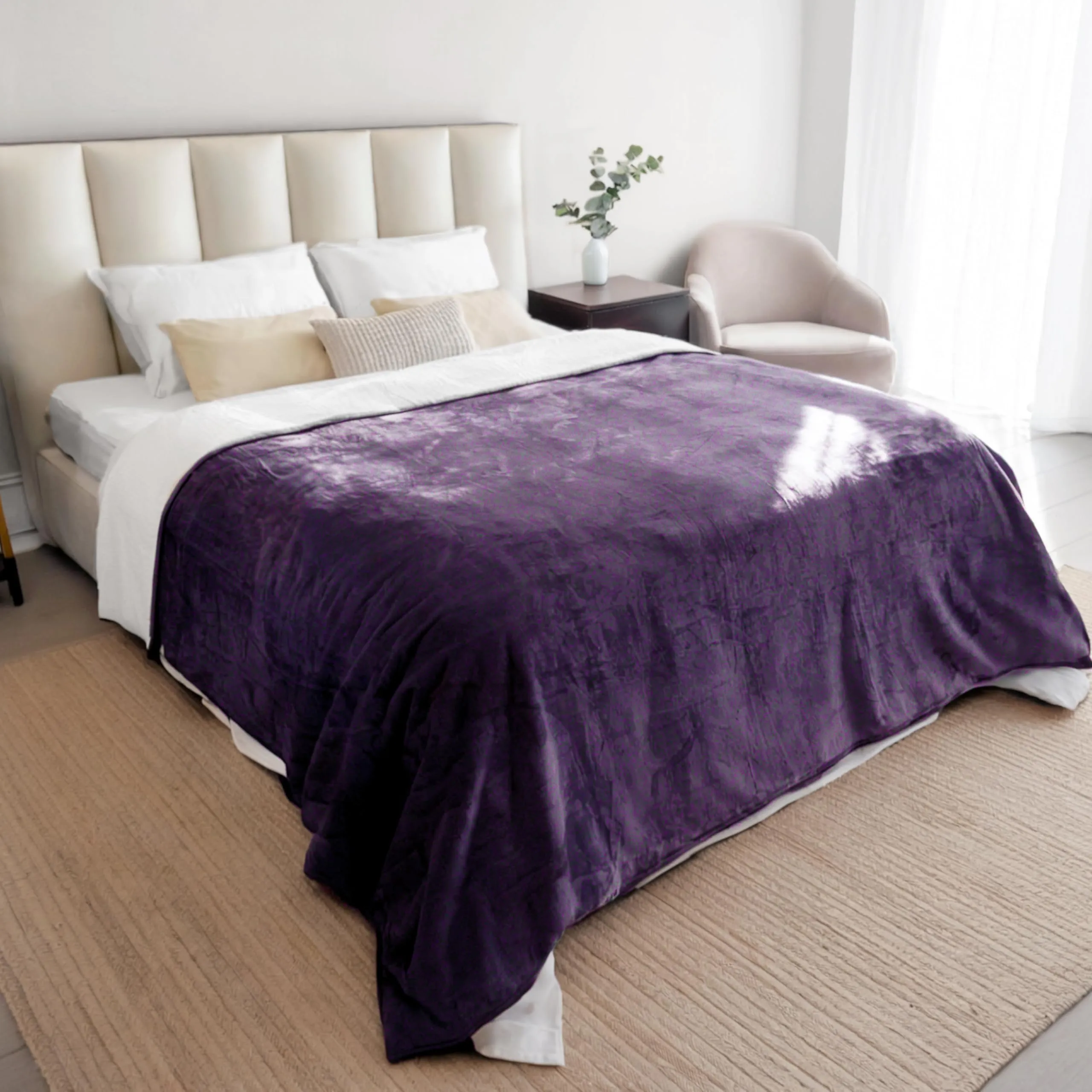 Dreamzie Coperta Impermeabile per Cani, 152x203 cm, Viola - immagine 1