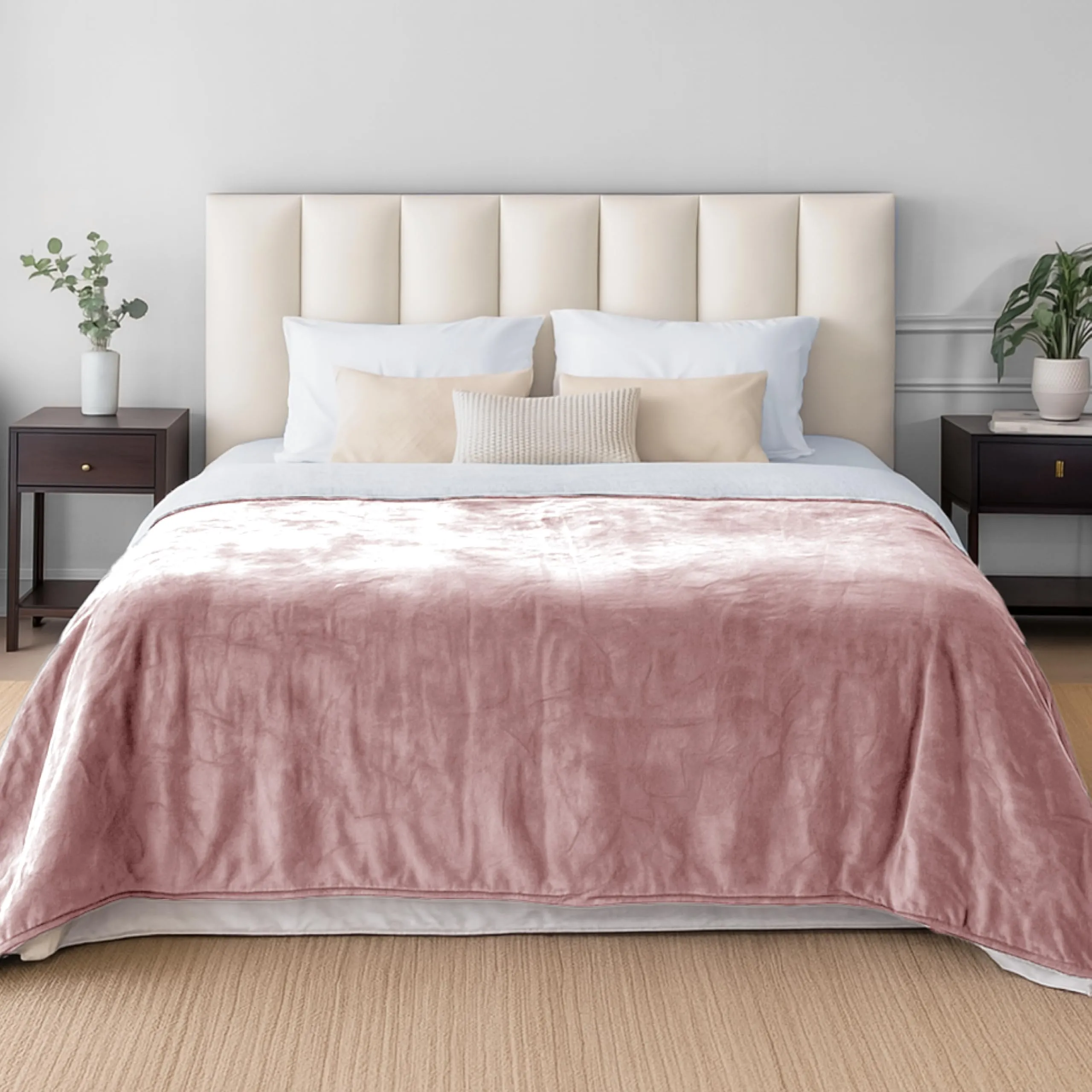 Dreamzie Coperta Impermeabile per Cani, 152x203 cm, Rosa Chiaro - immagine 3