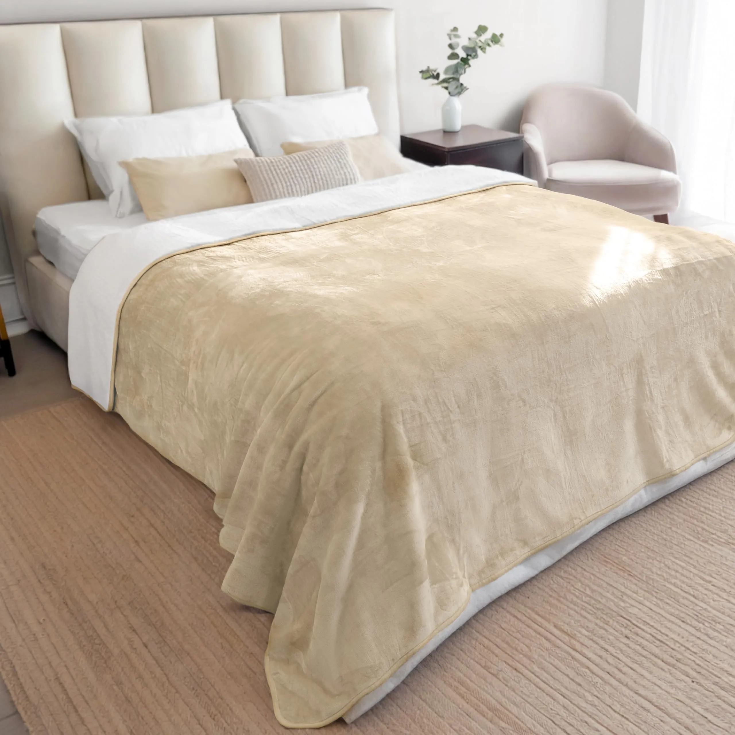 Dreamzie Coperta Impermeabile per Cani, 218x228 cm, Beige - immagine 1