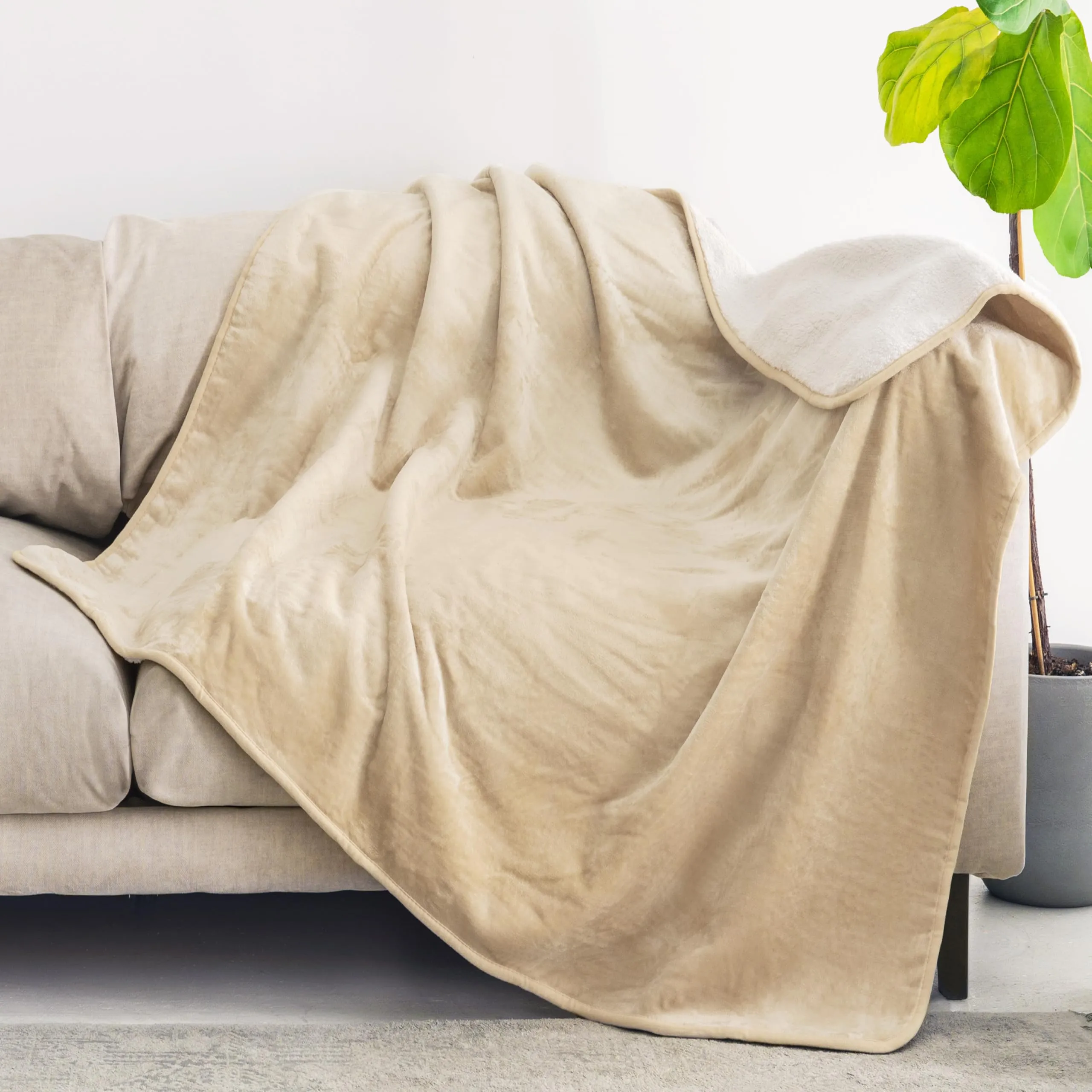 Dreamzie Coperta Impermeabile per Cani, 127x152 cm, Beige - immagine 3