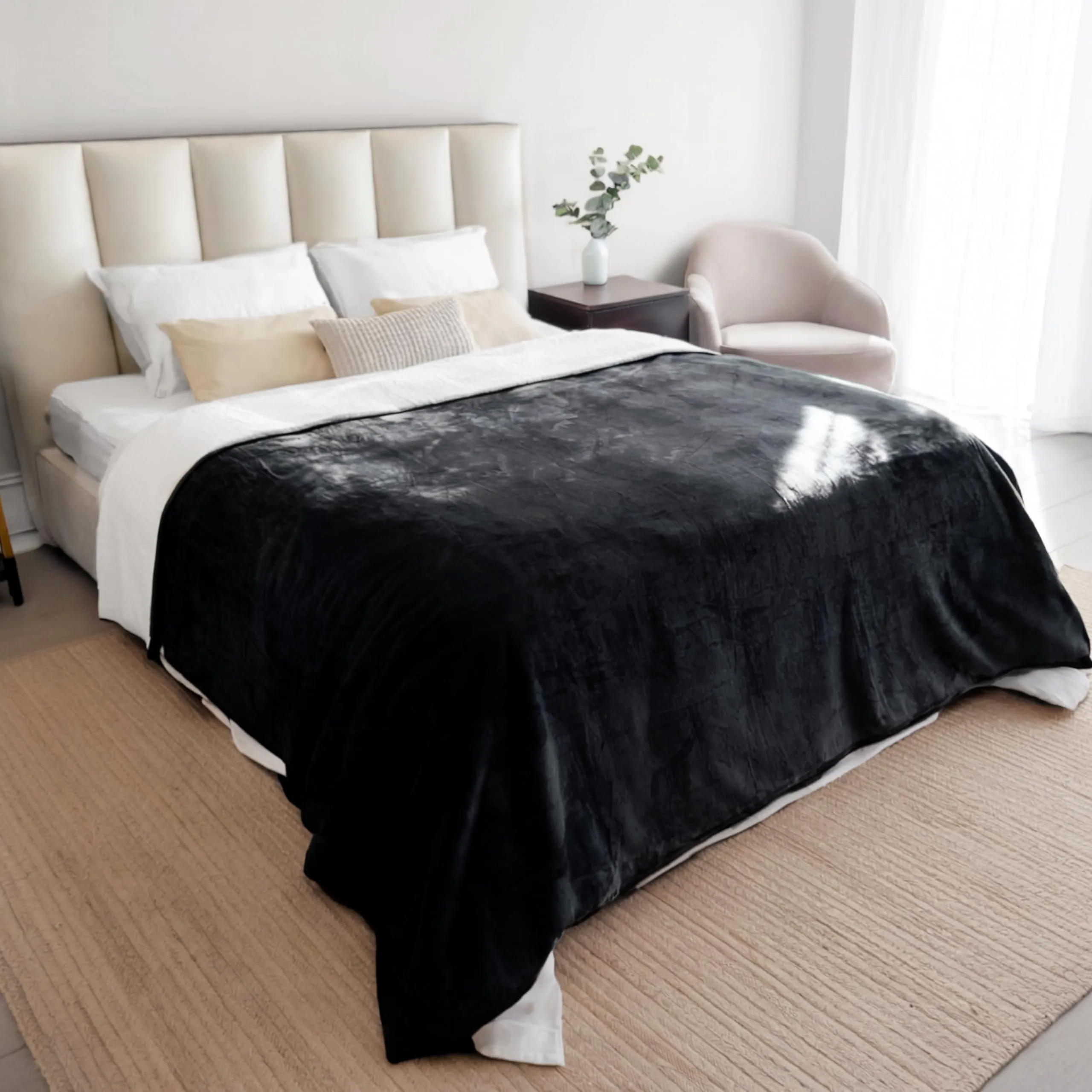 Dreamzie Coperta Impermeabile per Cani, 152x203 cm, Nero - immagine 1