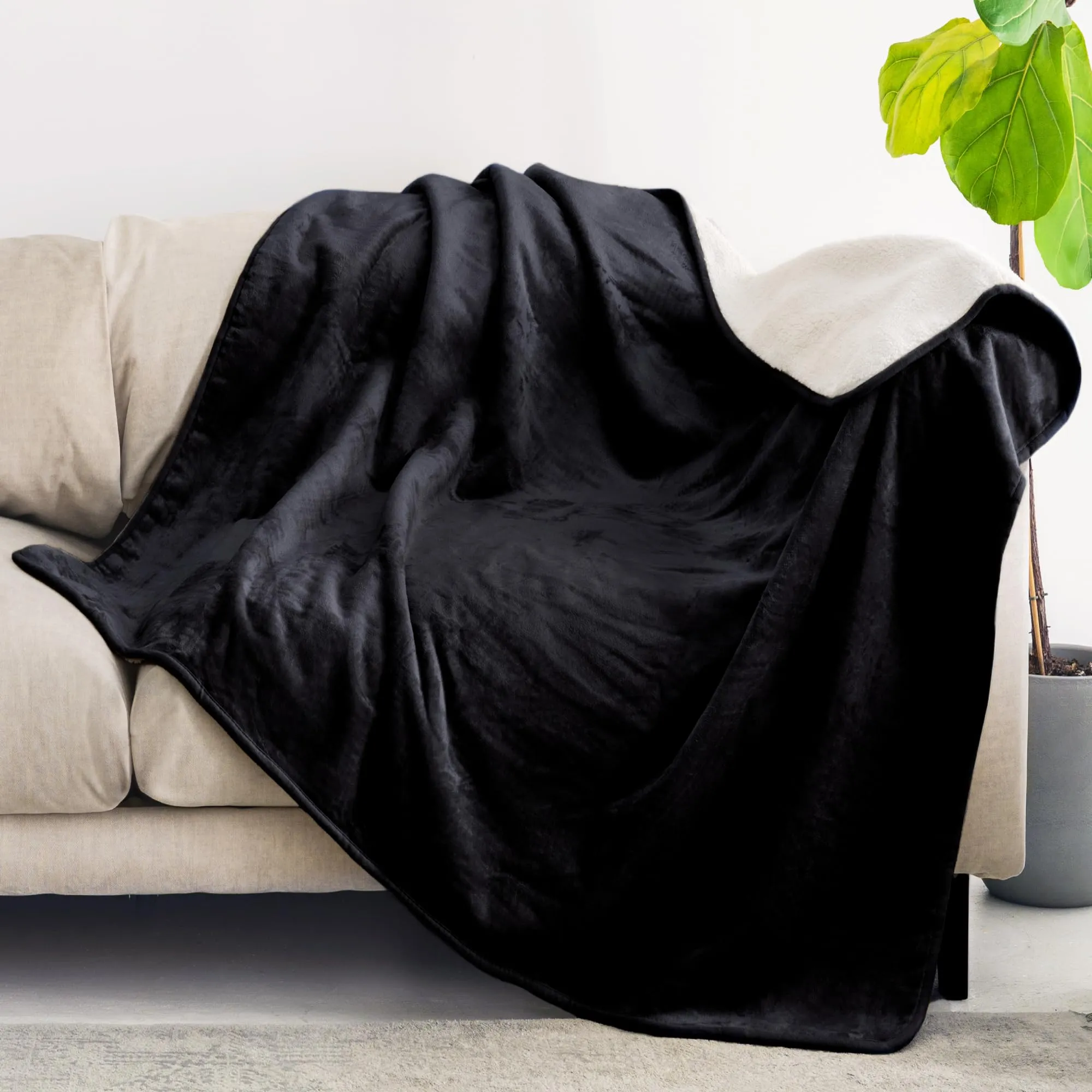 Dreamzie Coperta Impermeabile per Cani, 100x120 cm, Nero - immagine 3
