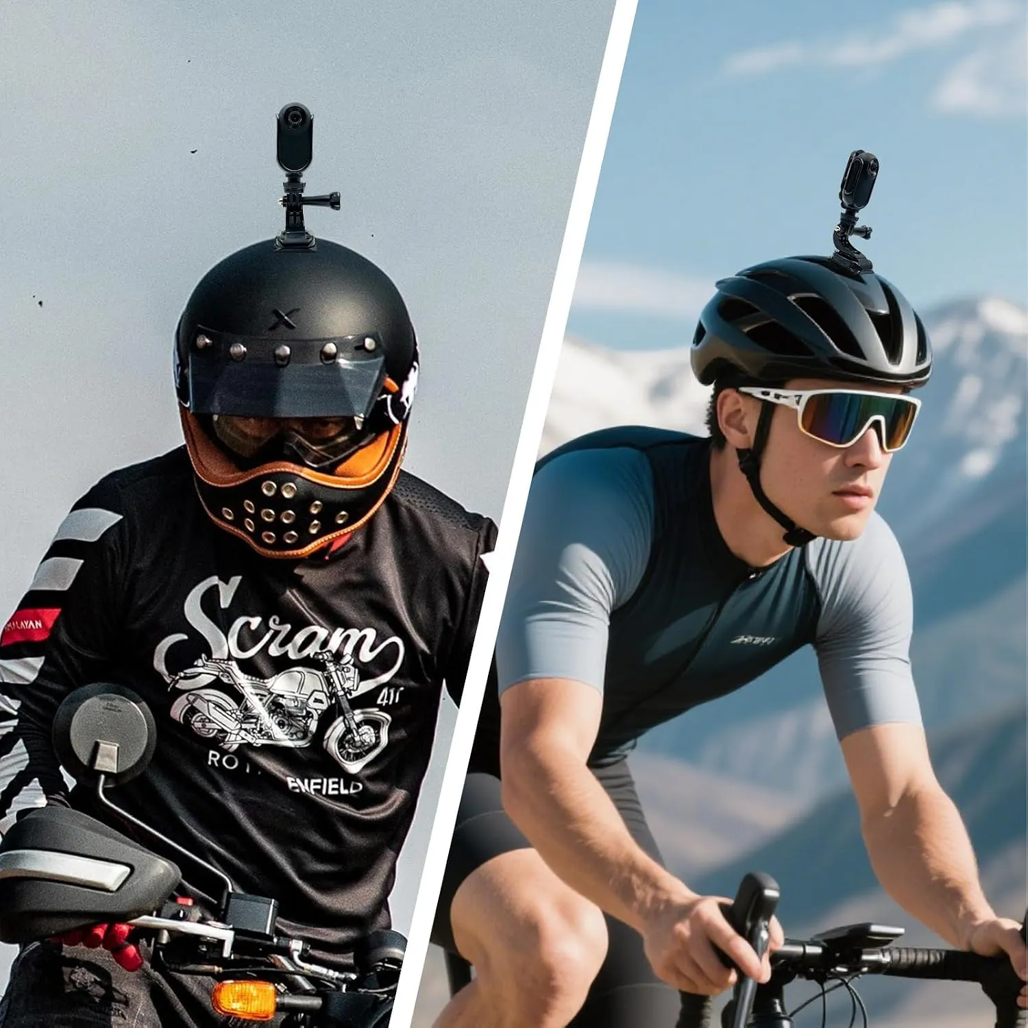 Xilecam Mini Body Cam Magnetica con Display 1,0" per Moto Vlog - immagine 4