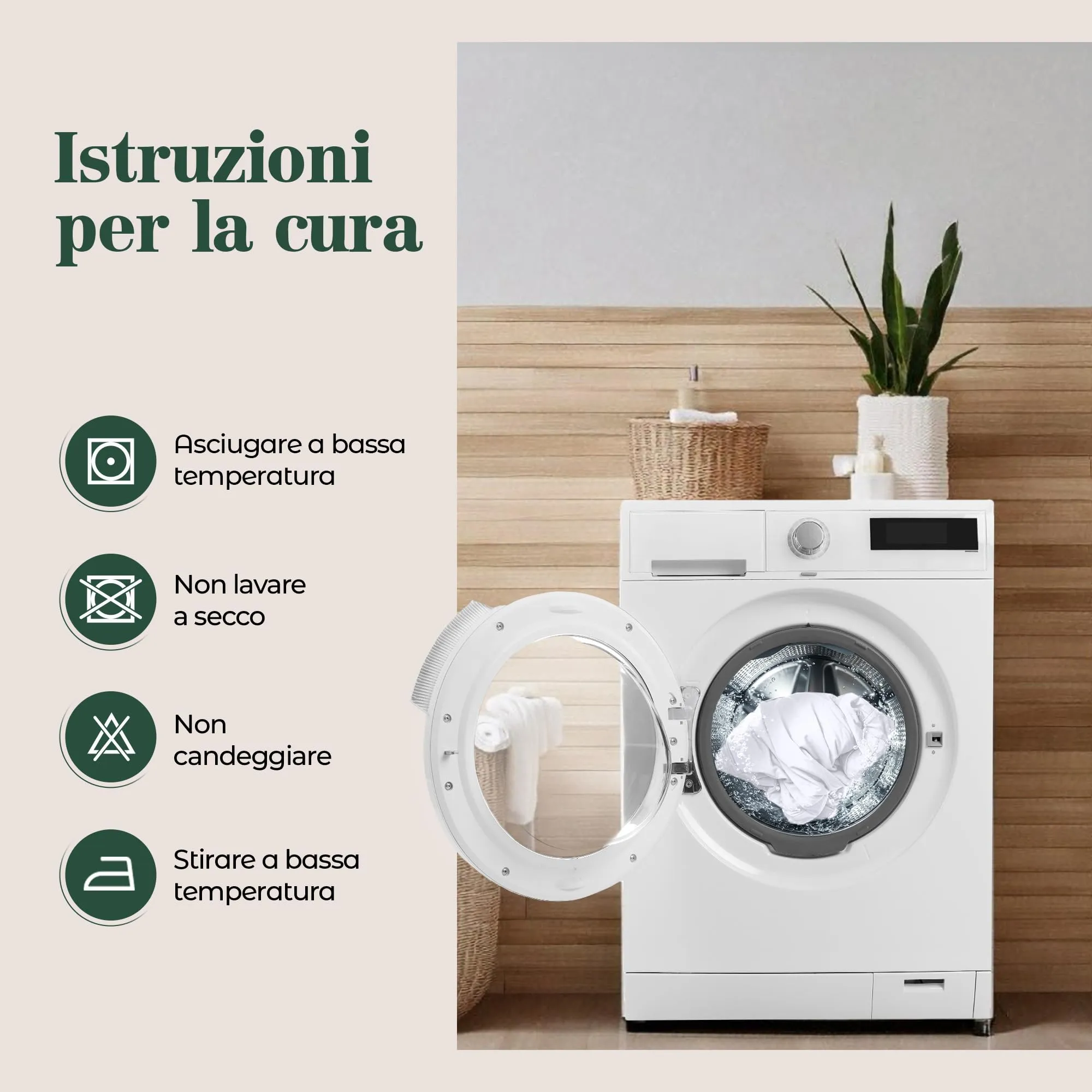 Utopia Bedding Set di 4 Copricuscino, 50 x 75 cm, Bianco - immagine 7