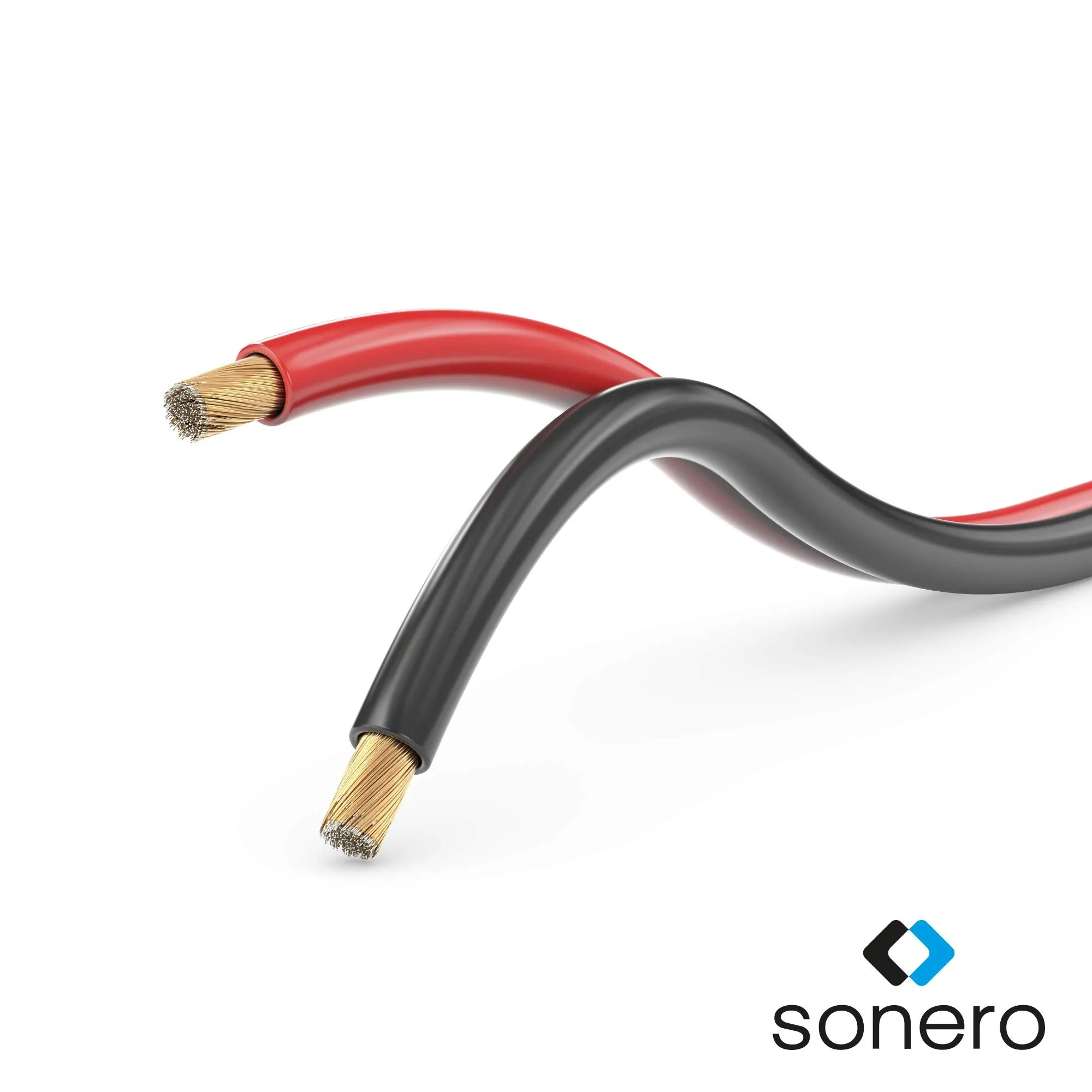 Sonero S-SC2250RB-50 Cavo per altoparlanti CCA 2x2.50mm², 50m, rosso/nero - immagine 2
