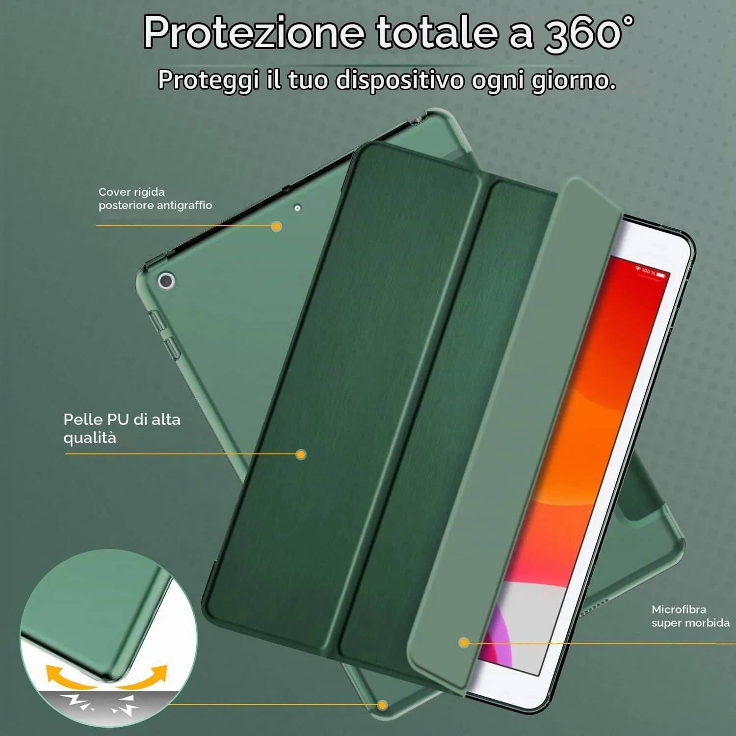 EasyAcc Case for iPad 9.7" (6th Gen 2018 / 5th Gen 2017) - immagine 6