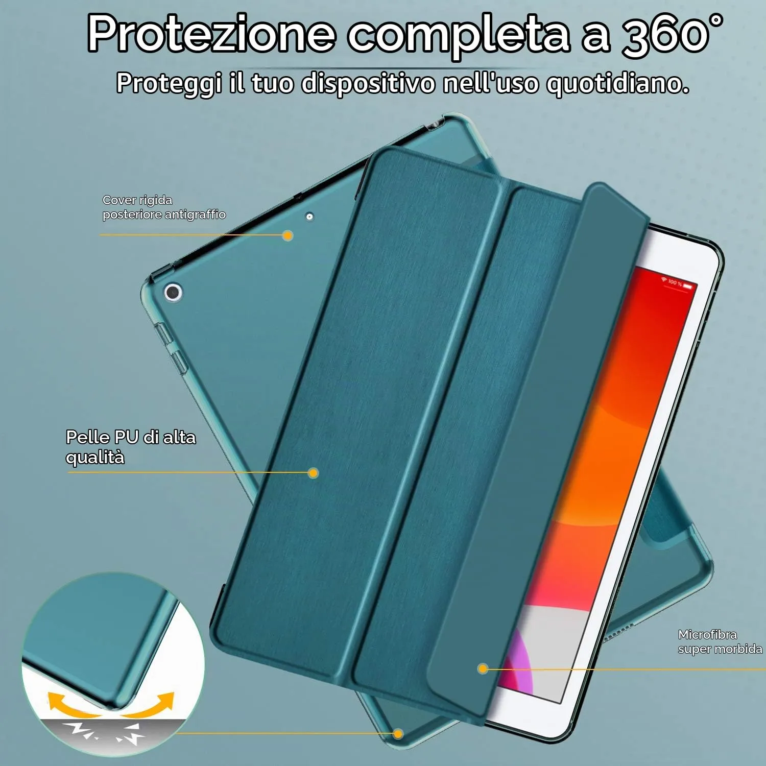 EasyAcc Case for iPad 9.7" (6th Gen 2018 / 5th Gen 2017) - immagine 7