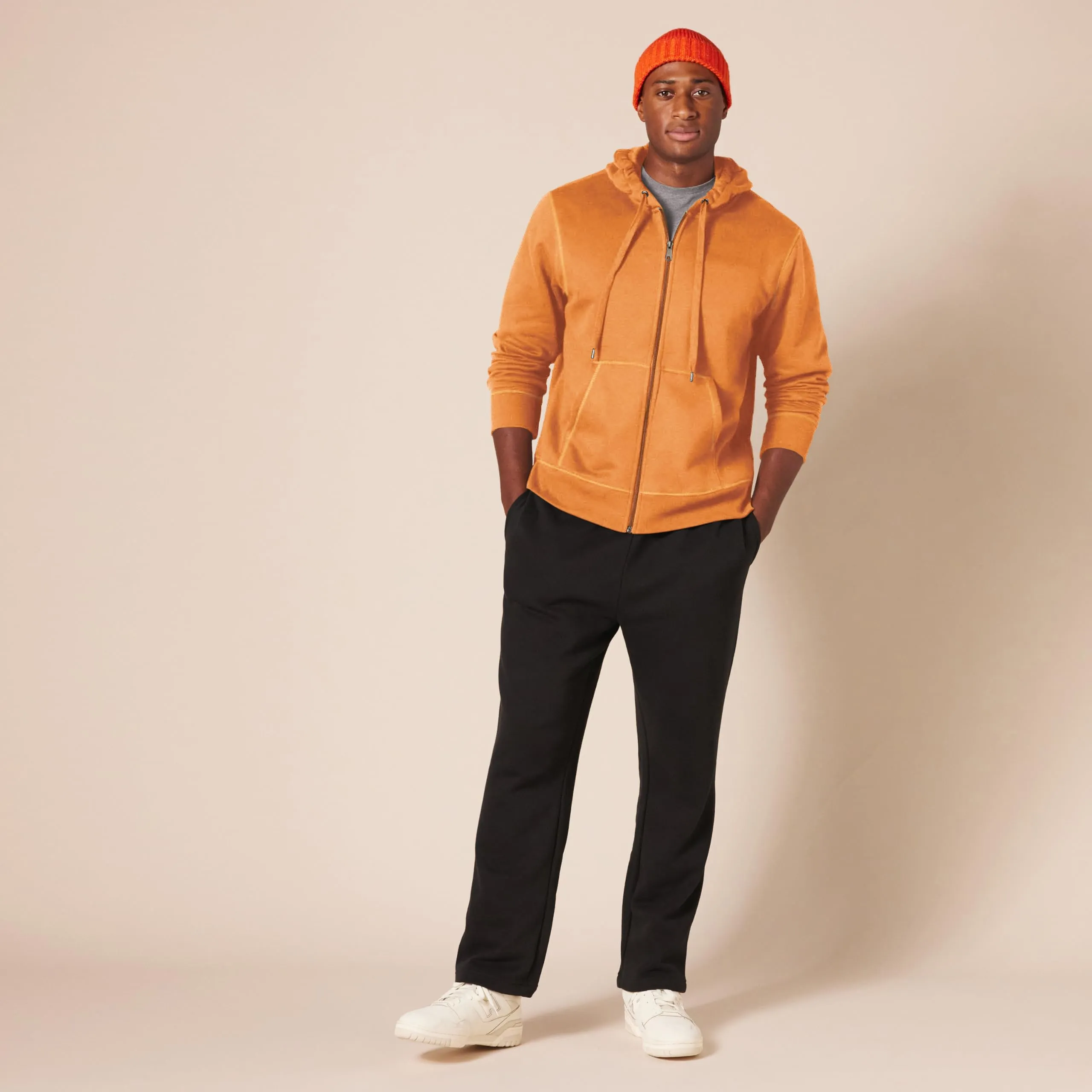 Amazon Essentials Felpa con Cappuccio in Pile con Zip Intera Uomo, Noce Moscata, XS - immagine 8