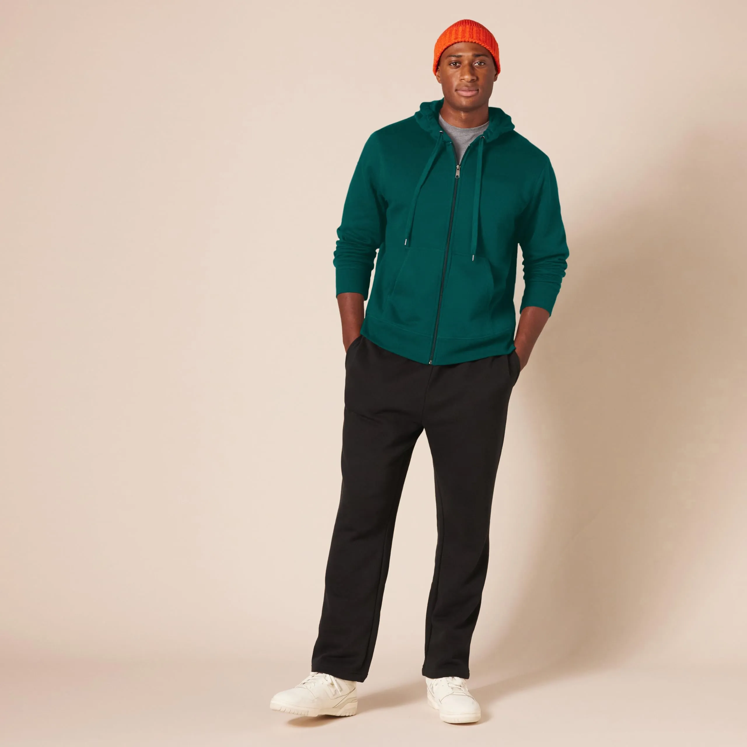 Amazon Essentials Felpa con Cappuccio in Pile con Zip Intera Uomo, Verde Bosco, S - immagine 8