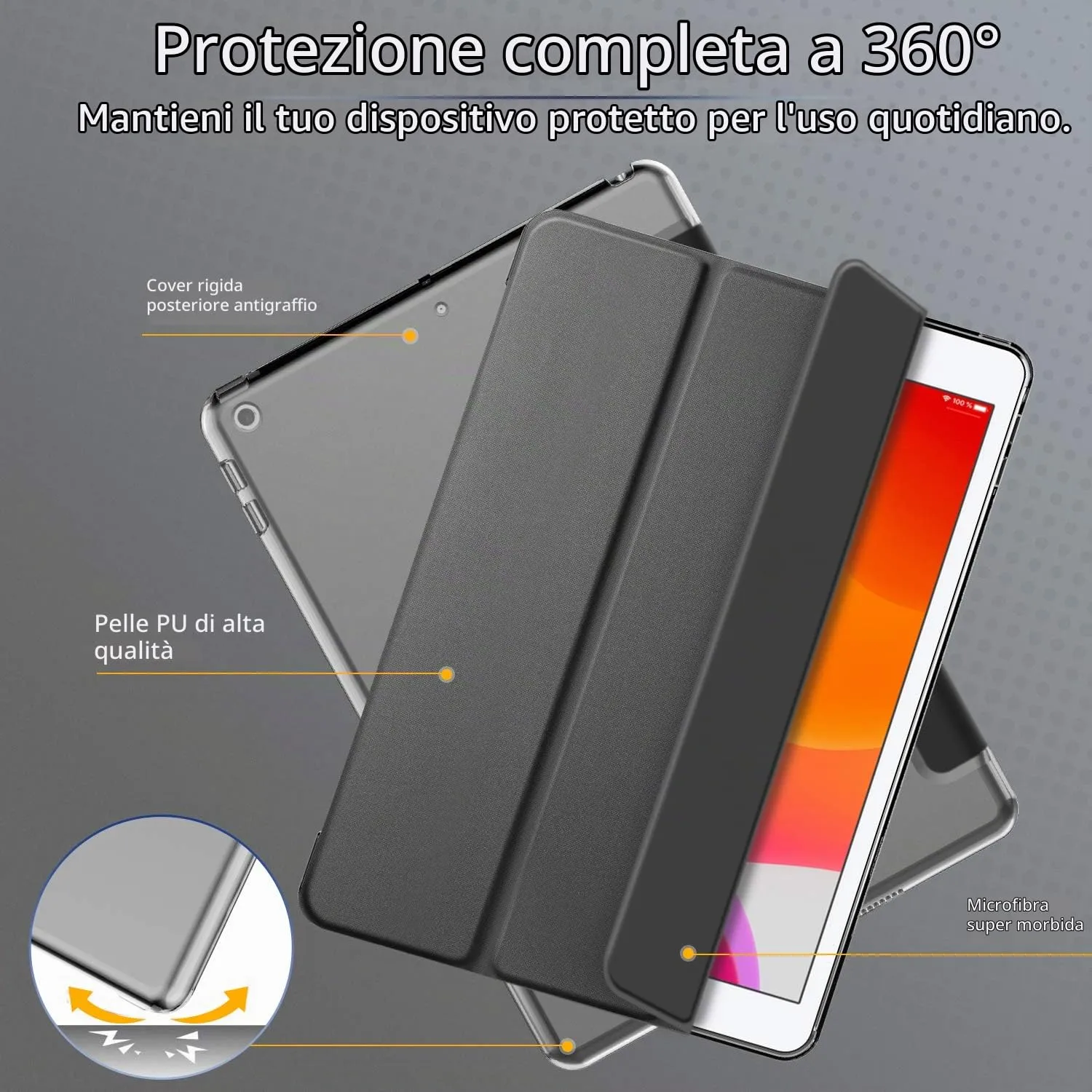 EasyAcc Case for iPad 9.7" (6th Gen 2018 / 5th Gen 2017) - immagine 7