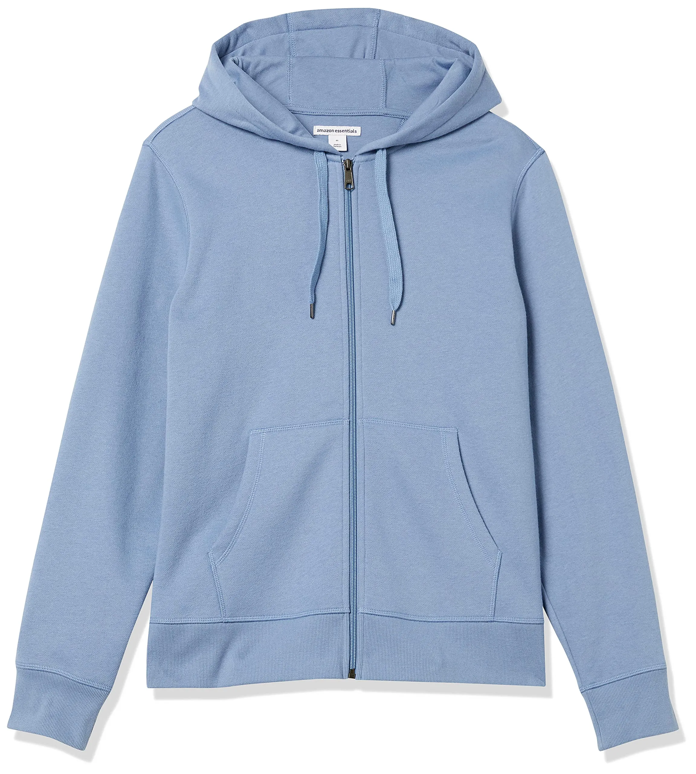 Amazon Essentials Felpa con Cappuccio in Pile con Zip Intera Uomo, Blu Ardesia, M - immagine 9