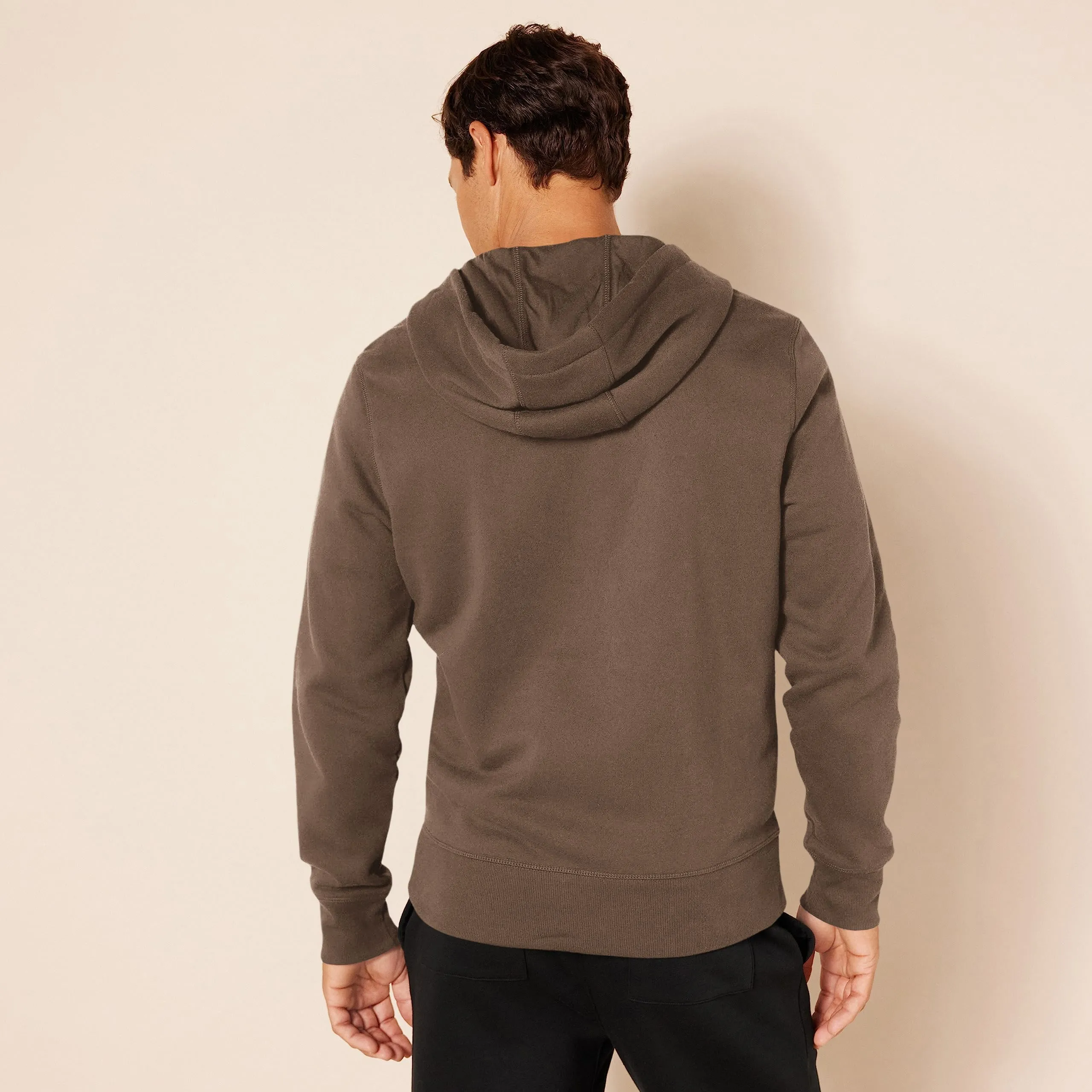 Amazon Essentials Felpa con Cappuccio in Pile con Zip Intera Uomo, Marrone Medio, XL - immagine 3
