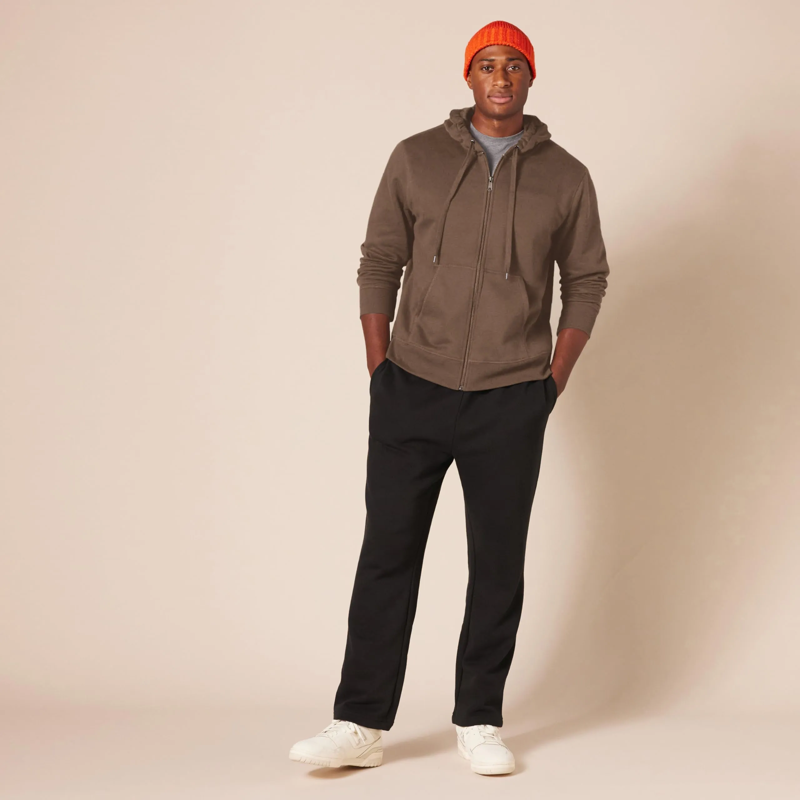 Amazon Essentials Felpa con Cappuccio in Pile con Zip Intera Uomo, Marrone Medio, XL - immagine 8