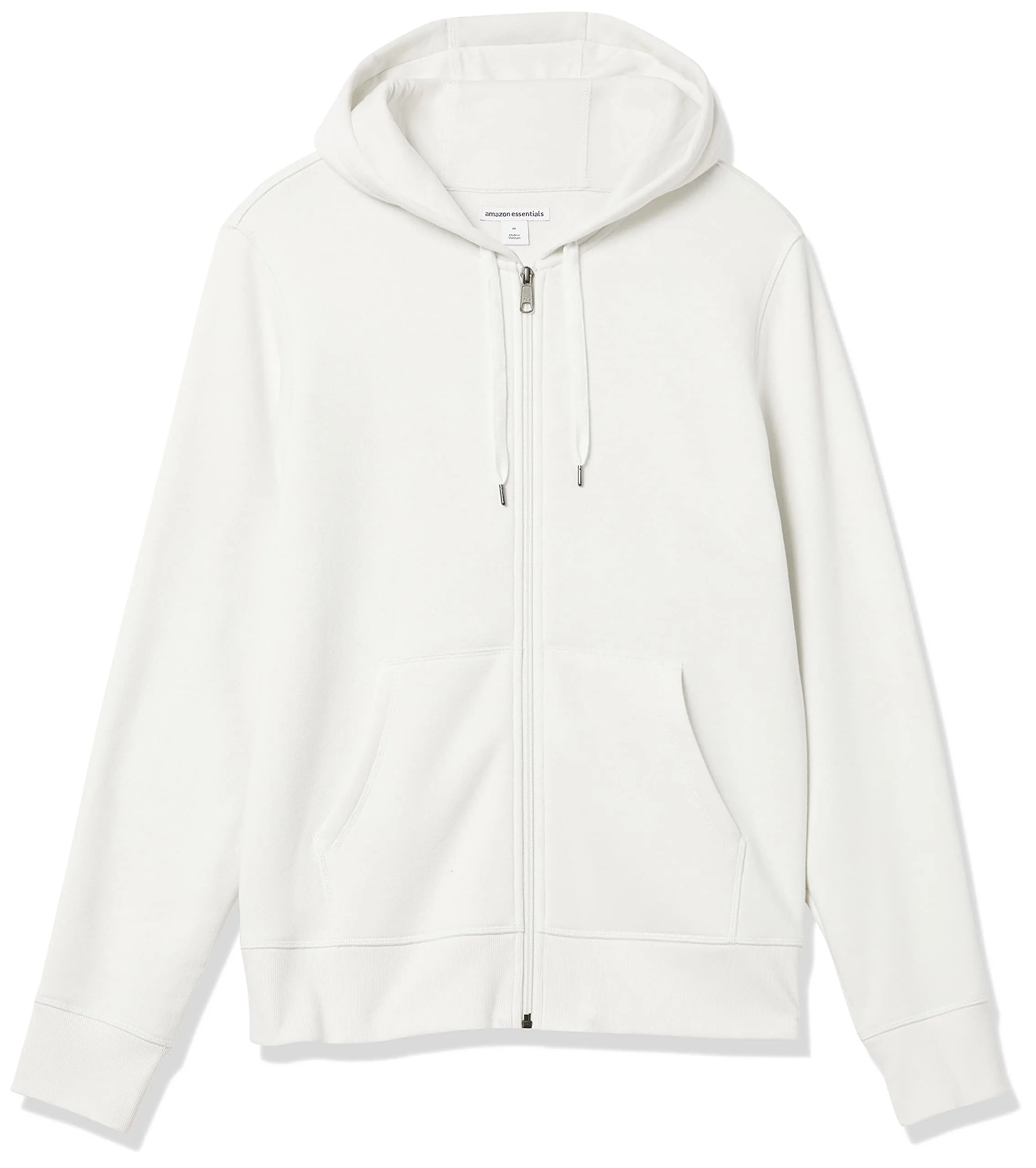 Amazon Essentials Felpa con Cappuccio in Pile con Zip Intera Uomo, Bianco, XXL - immagine 6