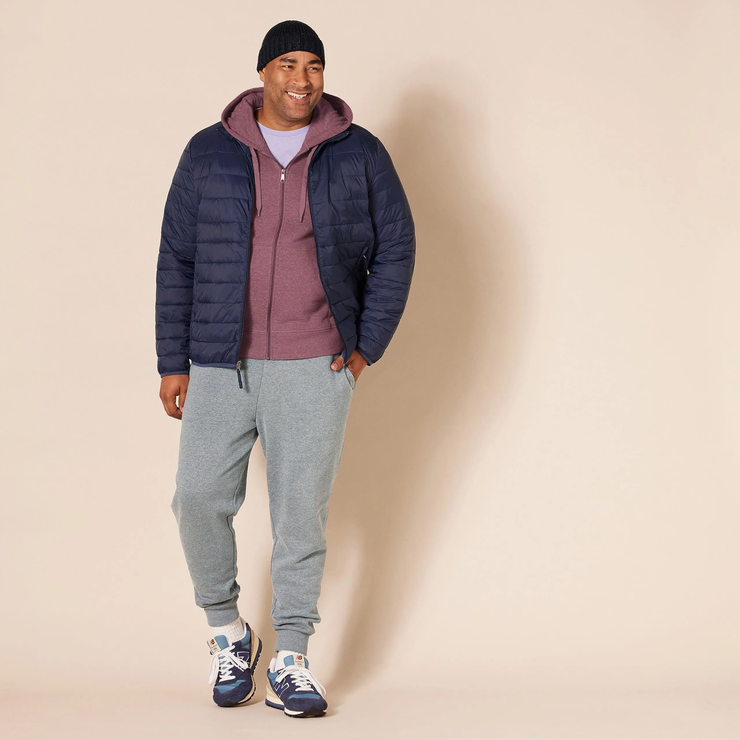 Amazon Essentials Felpa con Cappuccio in Pile con Zip Intera Uomo, Porpora, XXL - immagine 8