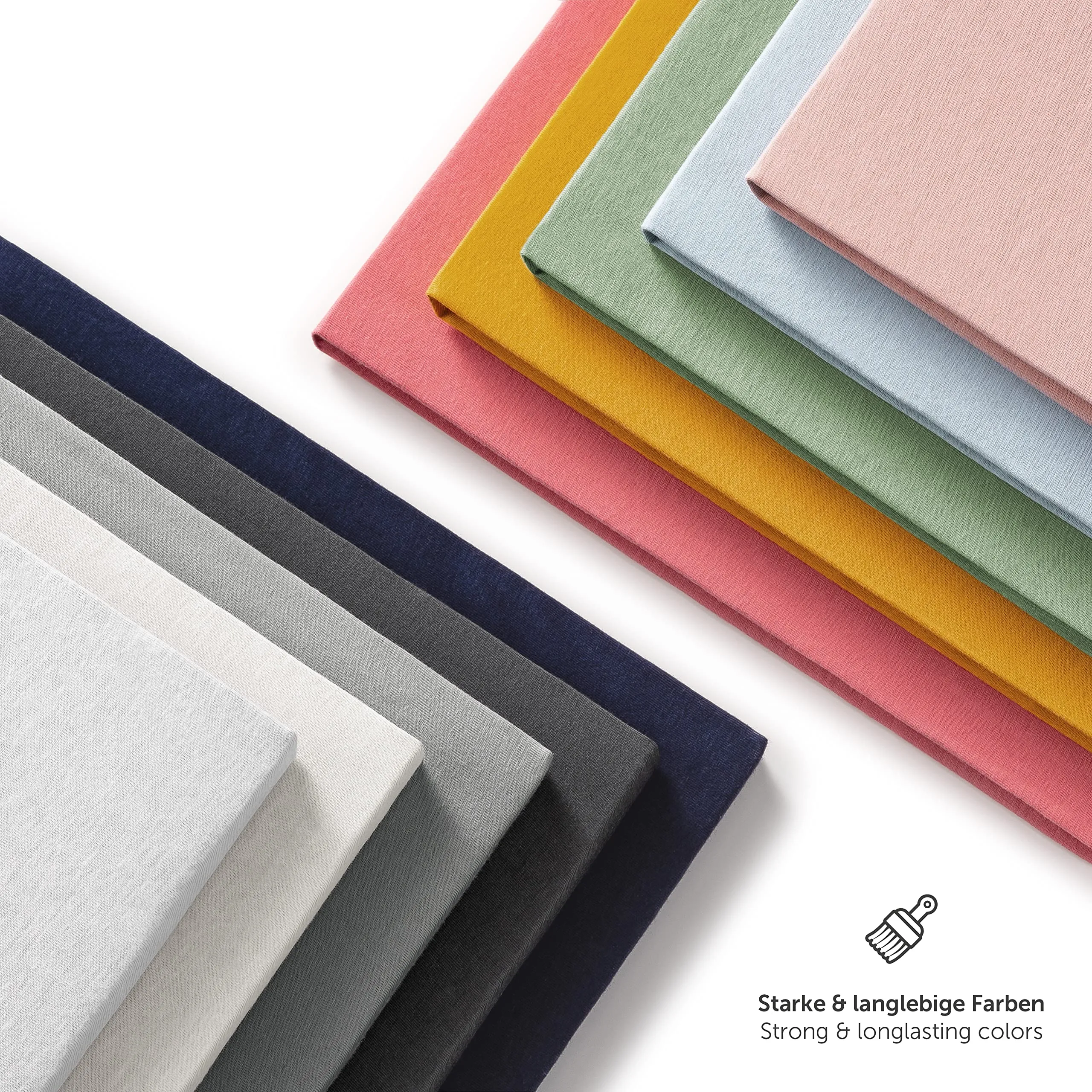 Laleni Lenzuola con Angoli per Culla e Lettino, 100% Cotone 135gsm, 40x90cm, Blu Oceano - immagine 6