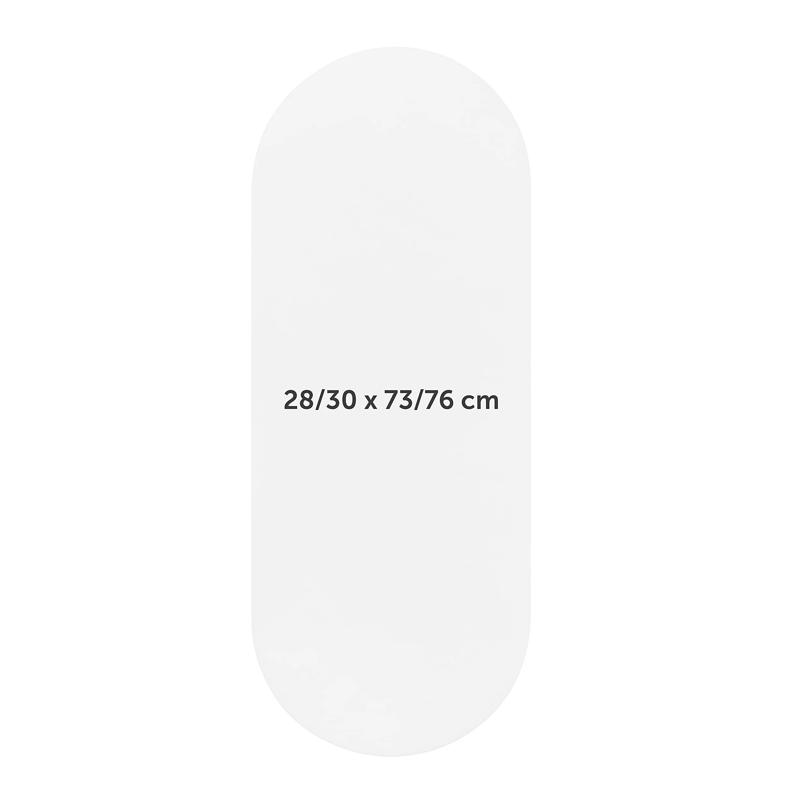 Laleni Lenzuola e Coprimaterasso per Culla e Lettino, 100% Cotone 135gsm, Bianco, 28x73cm - 30x76cm - immagine 2