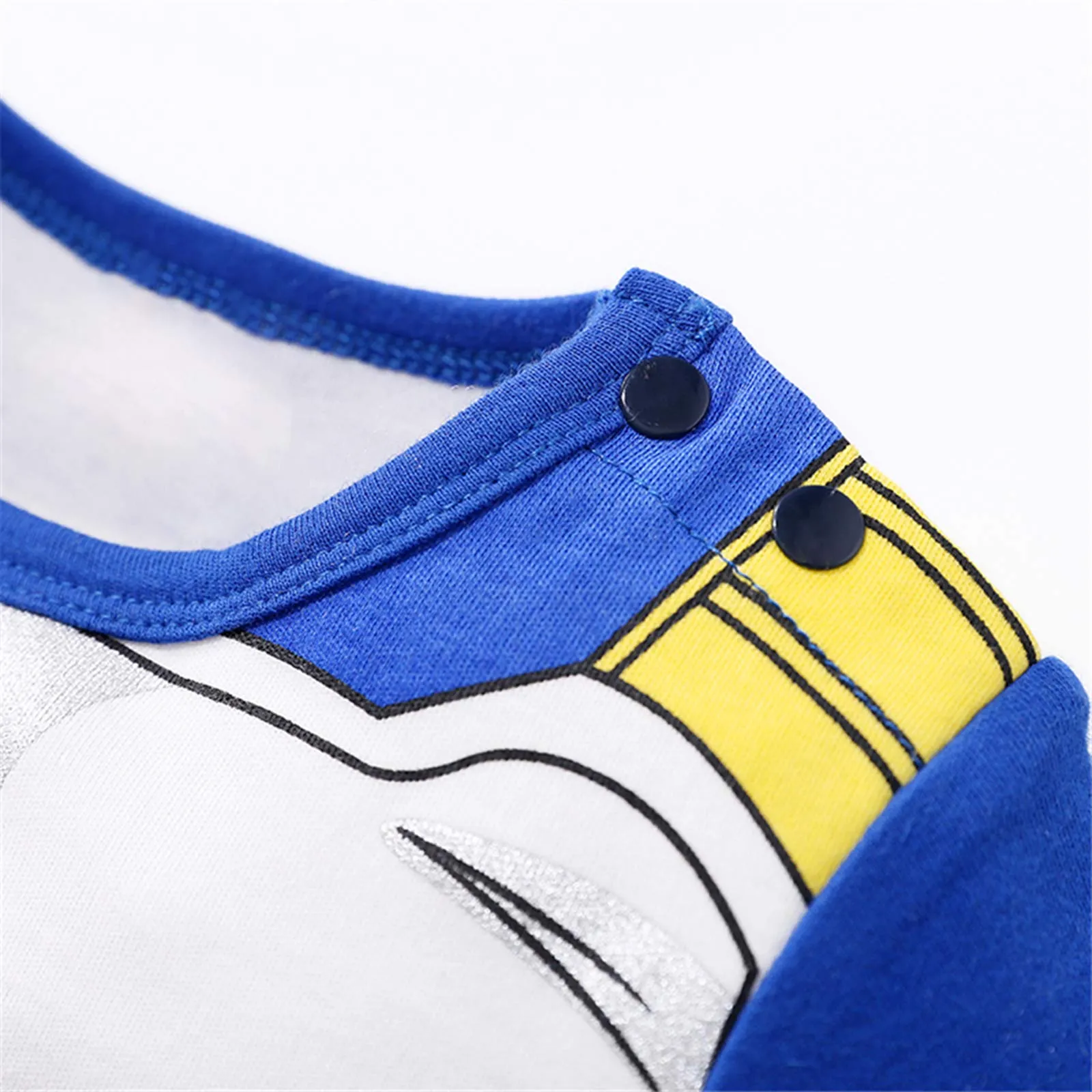 Sxkayxr Tutina per neonati ispirata a Goku, Unisex, Blu 1, 73cm/6-9 Months - immagine 2