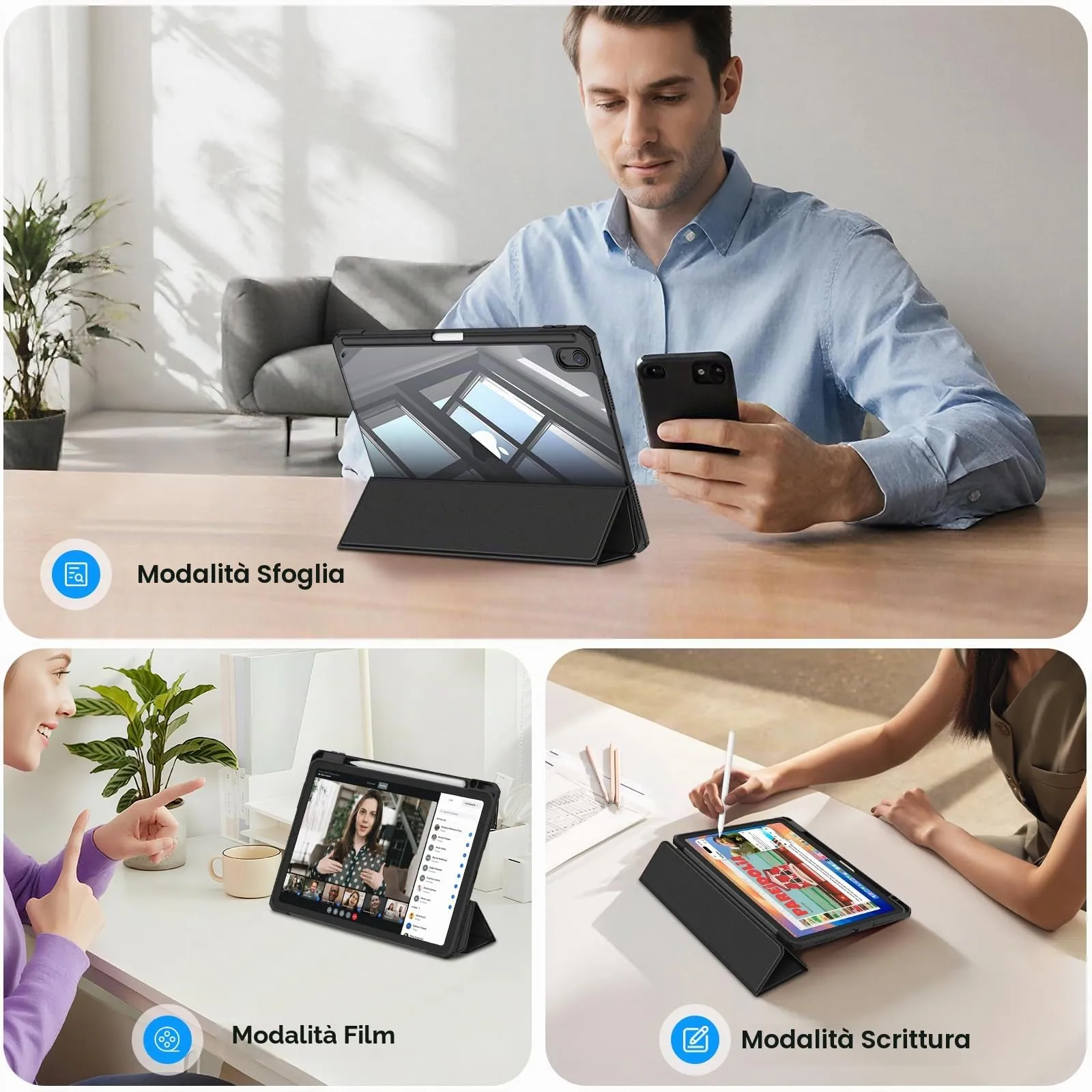 FINTIE Cover for iPad Air 11" (M4/M3/M2 2024-2026) and iPad Air 5th & 4th Gen 10.9" - immagine 5