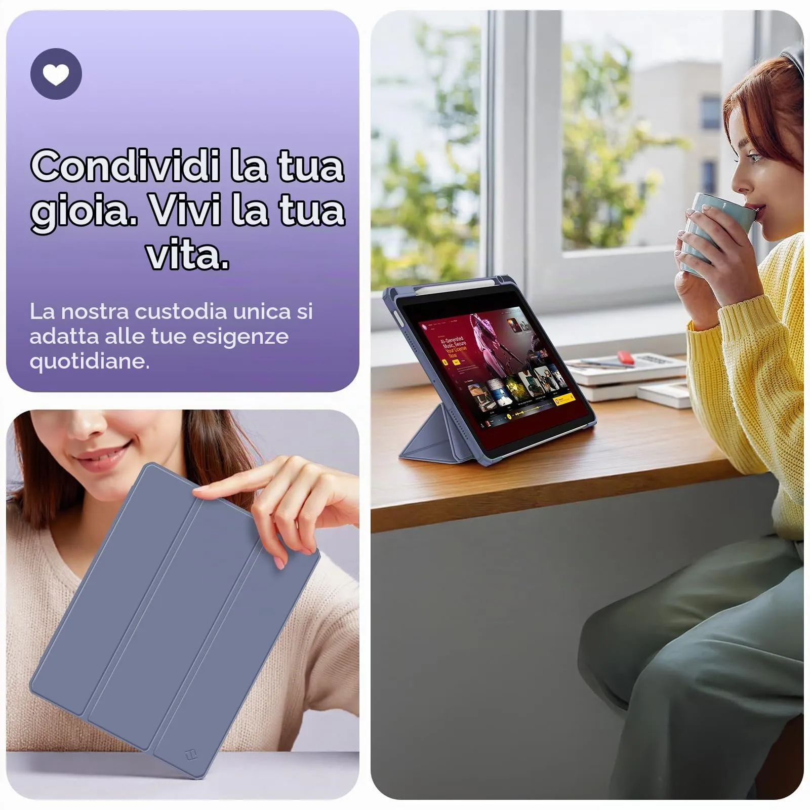 FINTIE Cover for iPad Air 11" (M4/M3/M2 2024-2026) and iPad Air 4th/5th Gen 10.9" - immagine 5