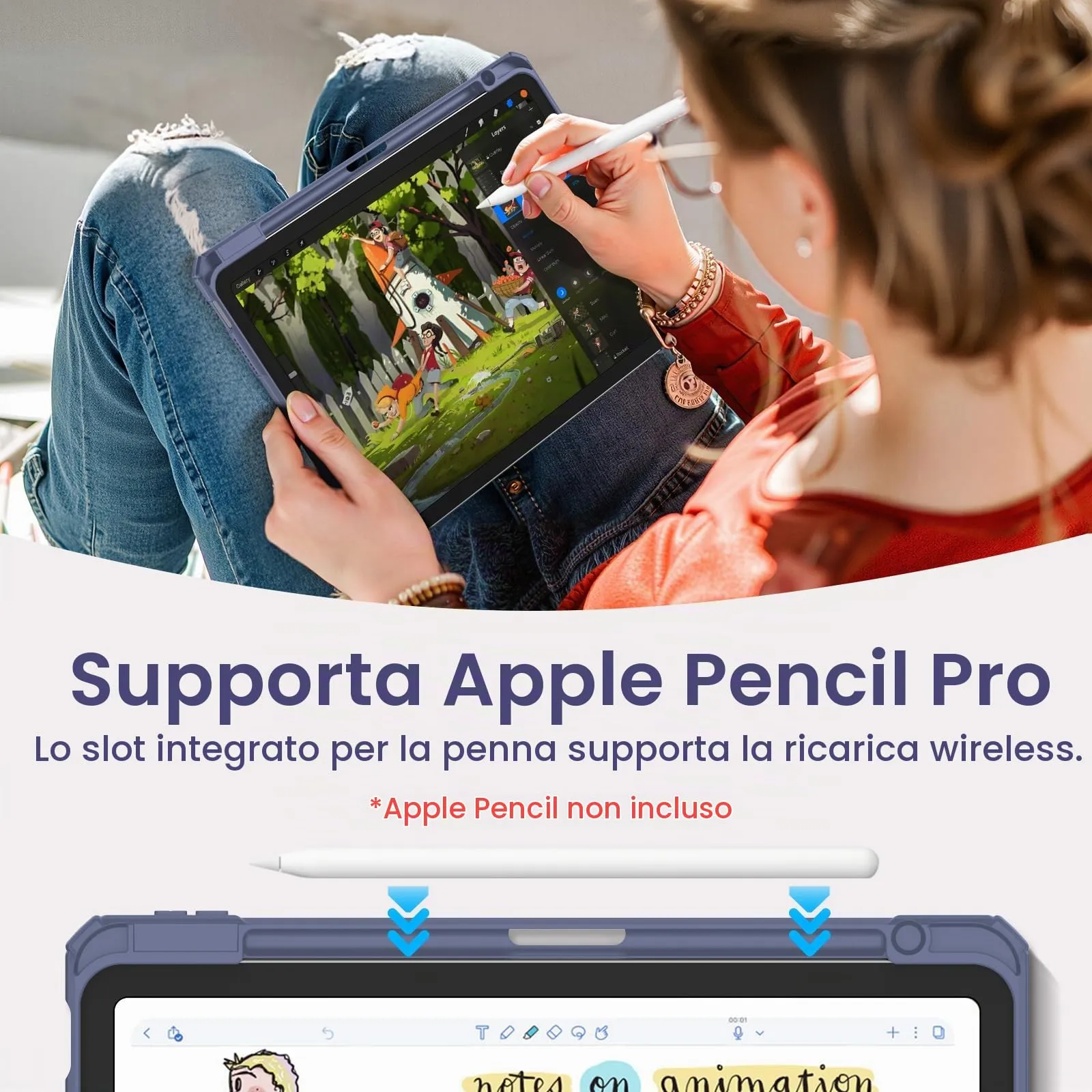 FINTIE Cover for iPad Air 11" (M4/M3/M2 2024-2026) and iPad Air 4th/5th Gen 10.9" - immagine 6