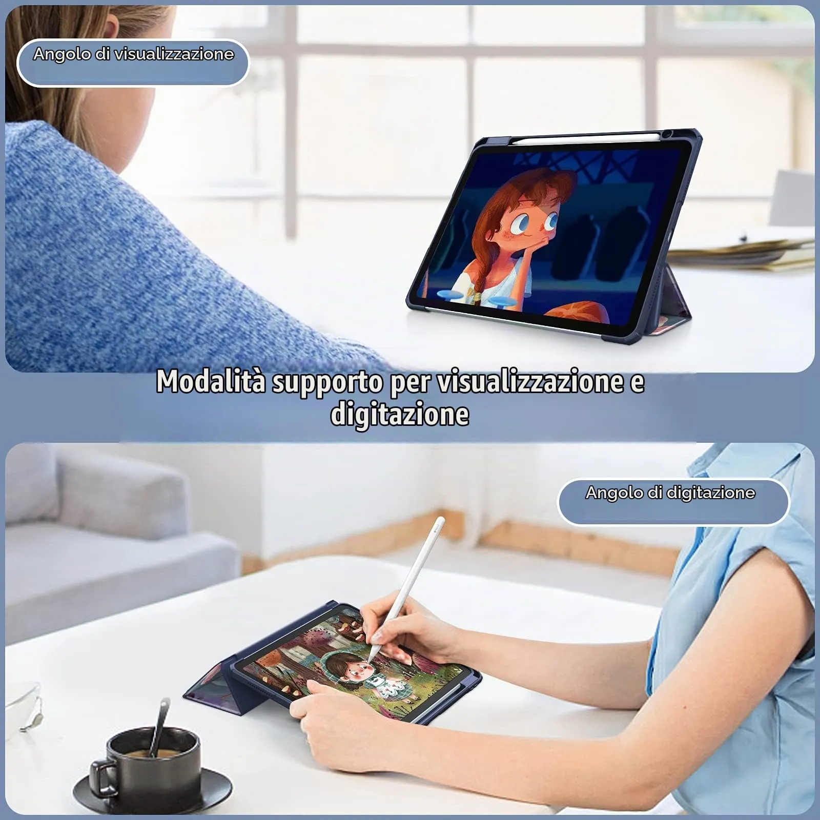 FINTIE Cover for iPad Air 11" (M4/M3/M2 2024-2026) and iPad Air 5th & 4th Gen 10.9" - immagine 4
