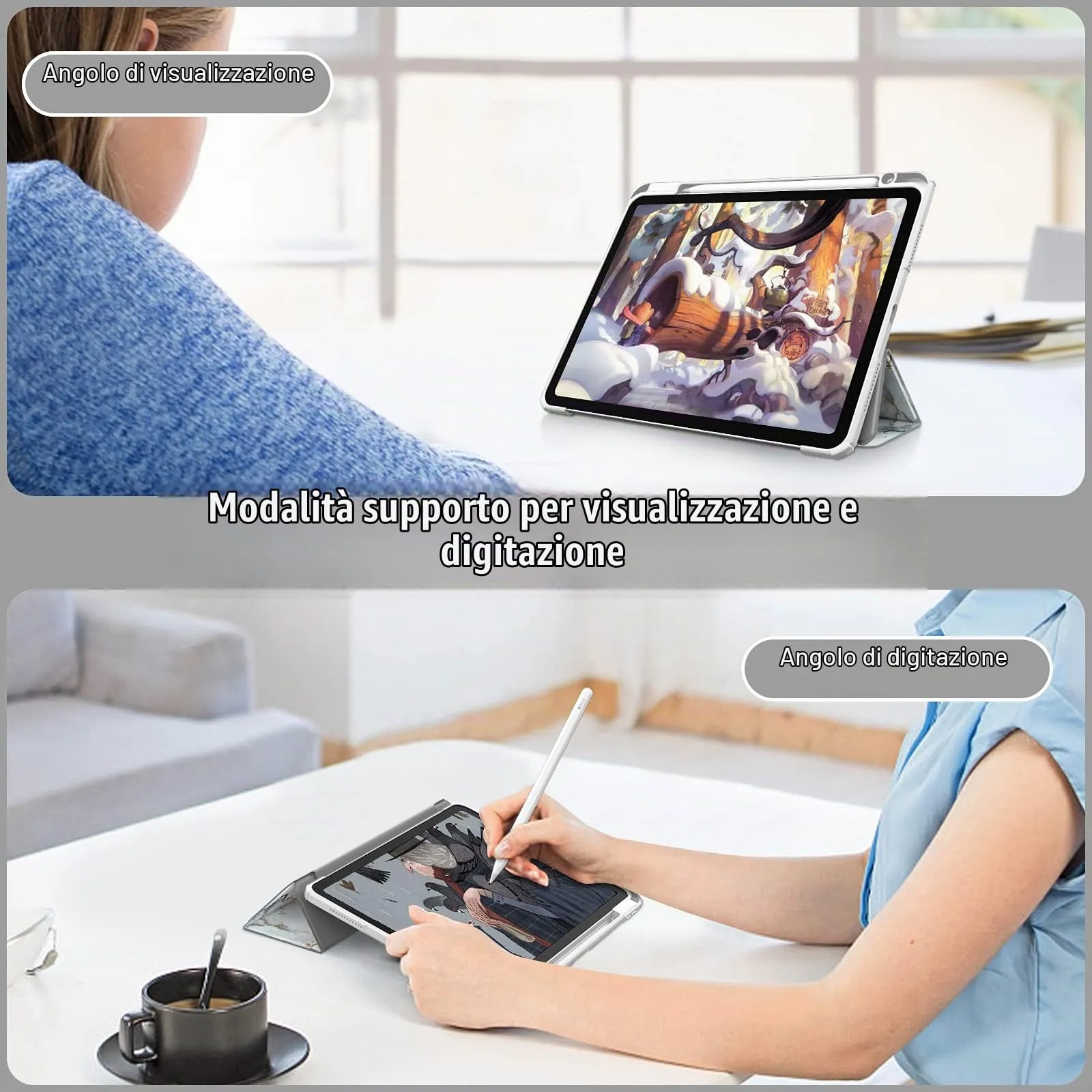 FINTIE Cover for iPad Air 11" (M4/M3/M2 2024-2026) and iPad Air 5th & 4th Gen 10.9" - immagine 4