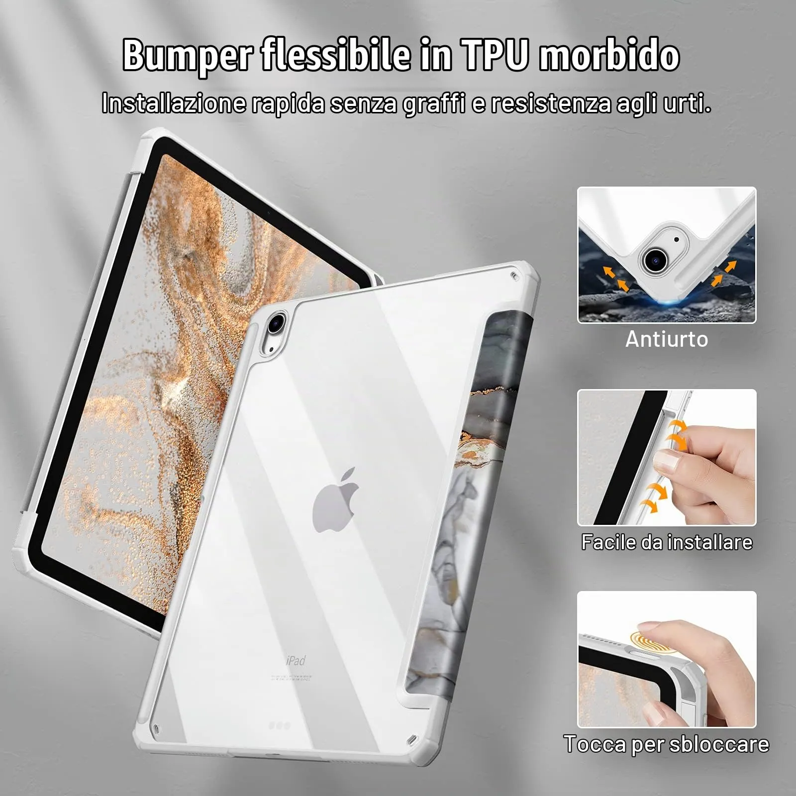 FINTIE Cover for iPad Air 11" (M4/M3/M2 2024-2026) and iPad Air 5th & 4th Gen 10.9" - immagine 5