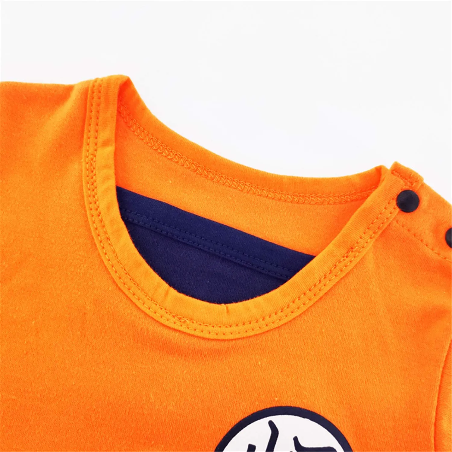Sxkayxr Tutina Neonati Ispirata a Goku Unisex, Orange2, 59cm/0-3 Months - immagine 3
