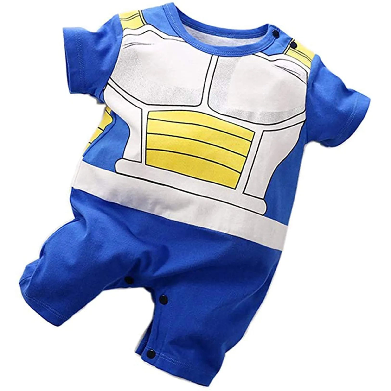 Sxkayxr Tutina per neonati ispirata a Goku, Blu, 80cm/9-12 Months - immagine 2