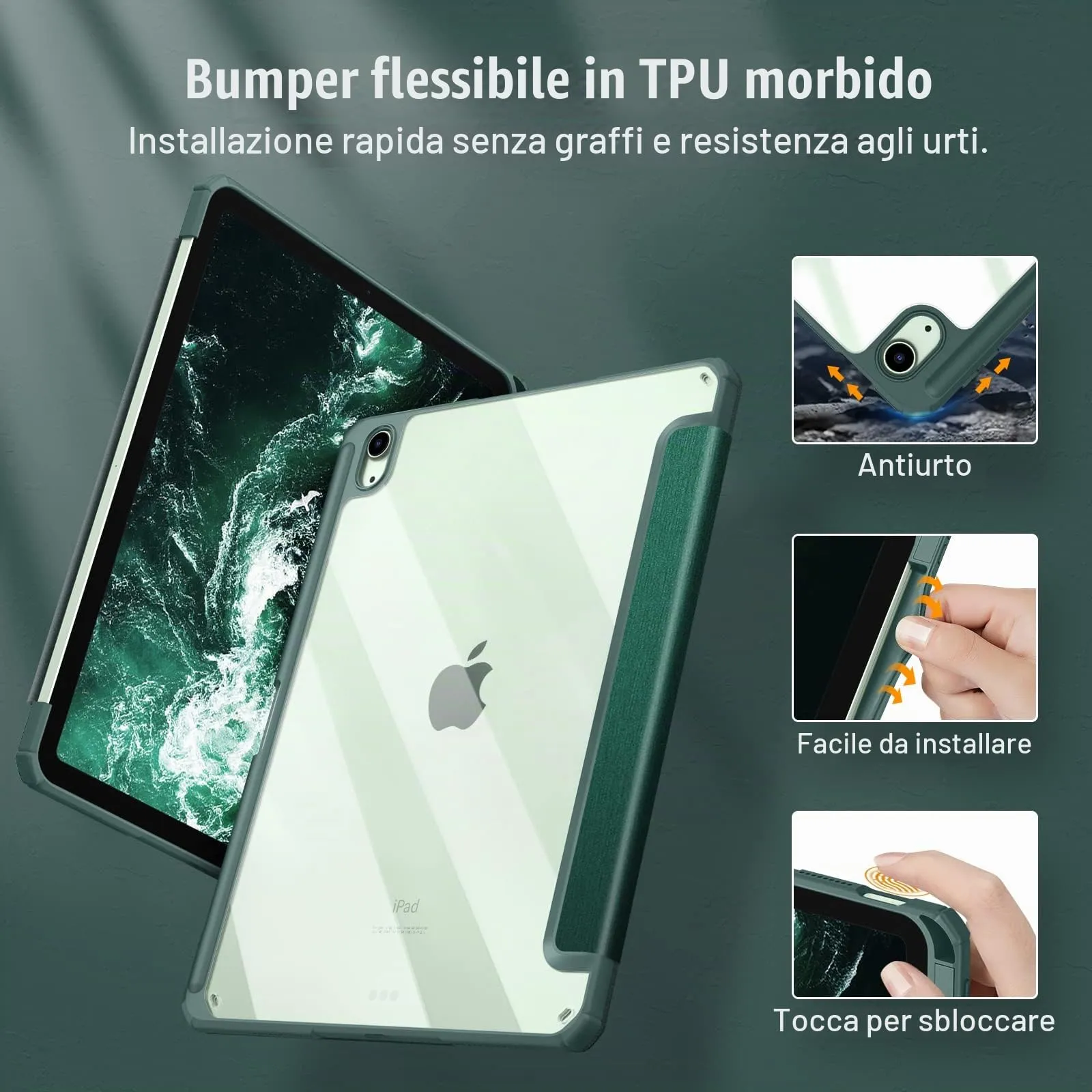 FINTIE Cover for iPad Air 11" (M4/M3/M2 2024-2026) and iPad Air 5th & 4th Gen 10.9" - immagine 4