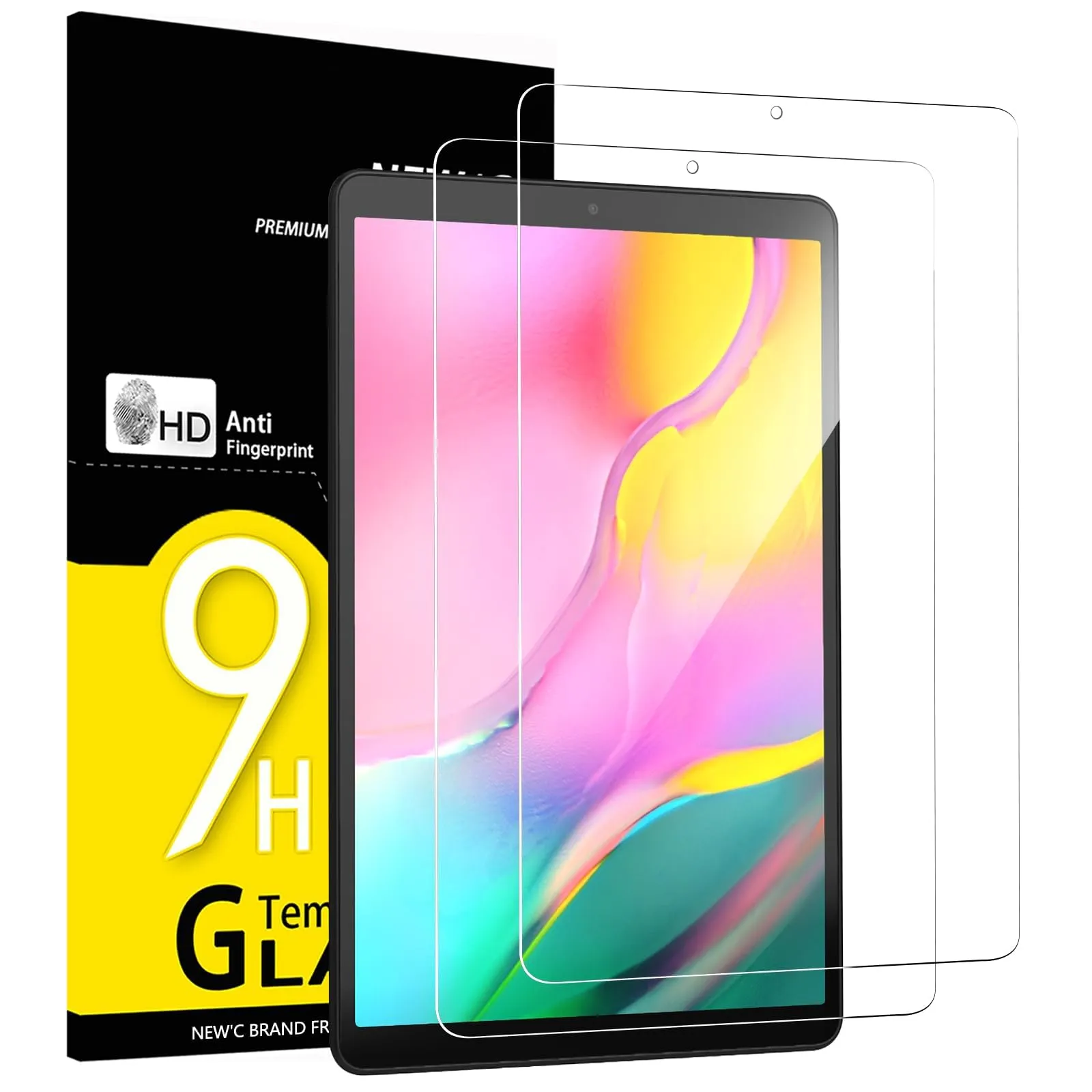 NEW'C Pellicola in Vetro Temperato per Samsung Galaxy Tab A 2019 SM-T510/T515 10.1 pollici - immagine 1
