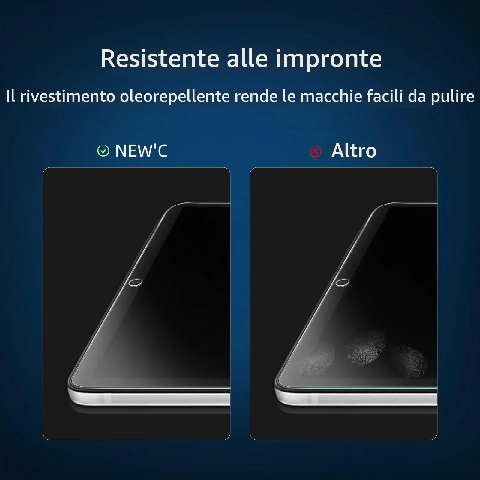NEW'C Pellicola in Vetro Temperato per Samsung Galaxy Tab A 2019 SM-T510/T515 10.1 pollici - immagine 4