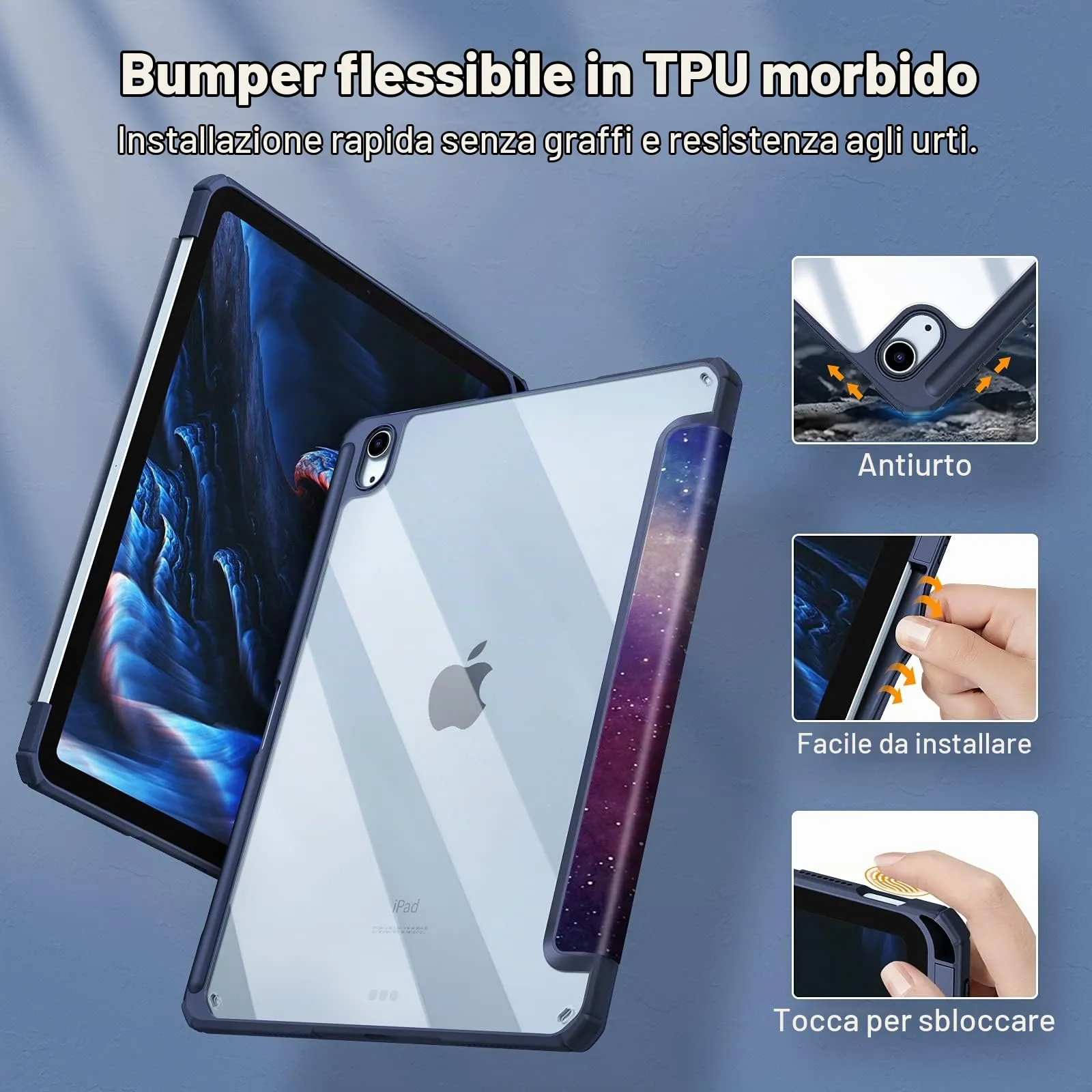 FINTIE Cover for iPad Air 11" (M4/M3/M2 2024-2026) and iPad Air 5th & 4th Gen 10.9" - immagine 5